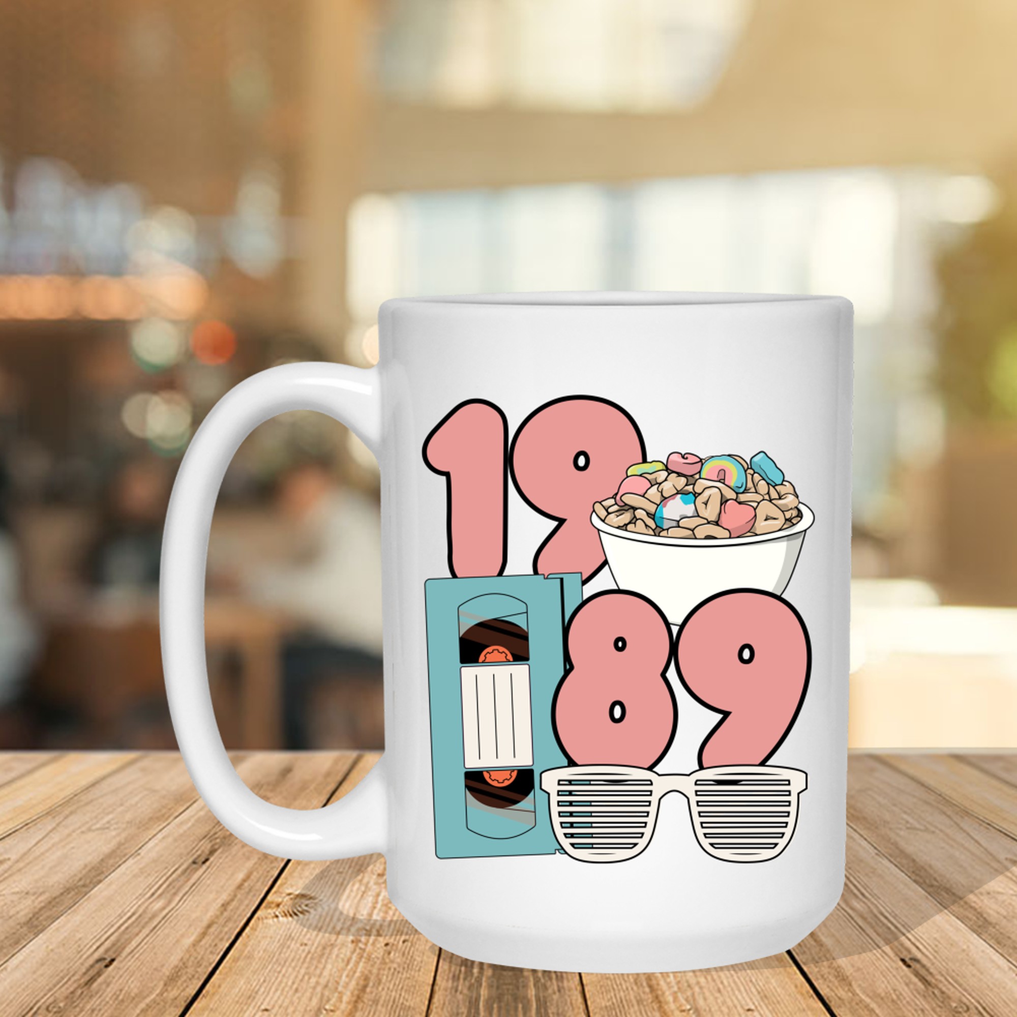 Saturday Morning 80s Nostalgia Vibes Mug