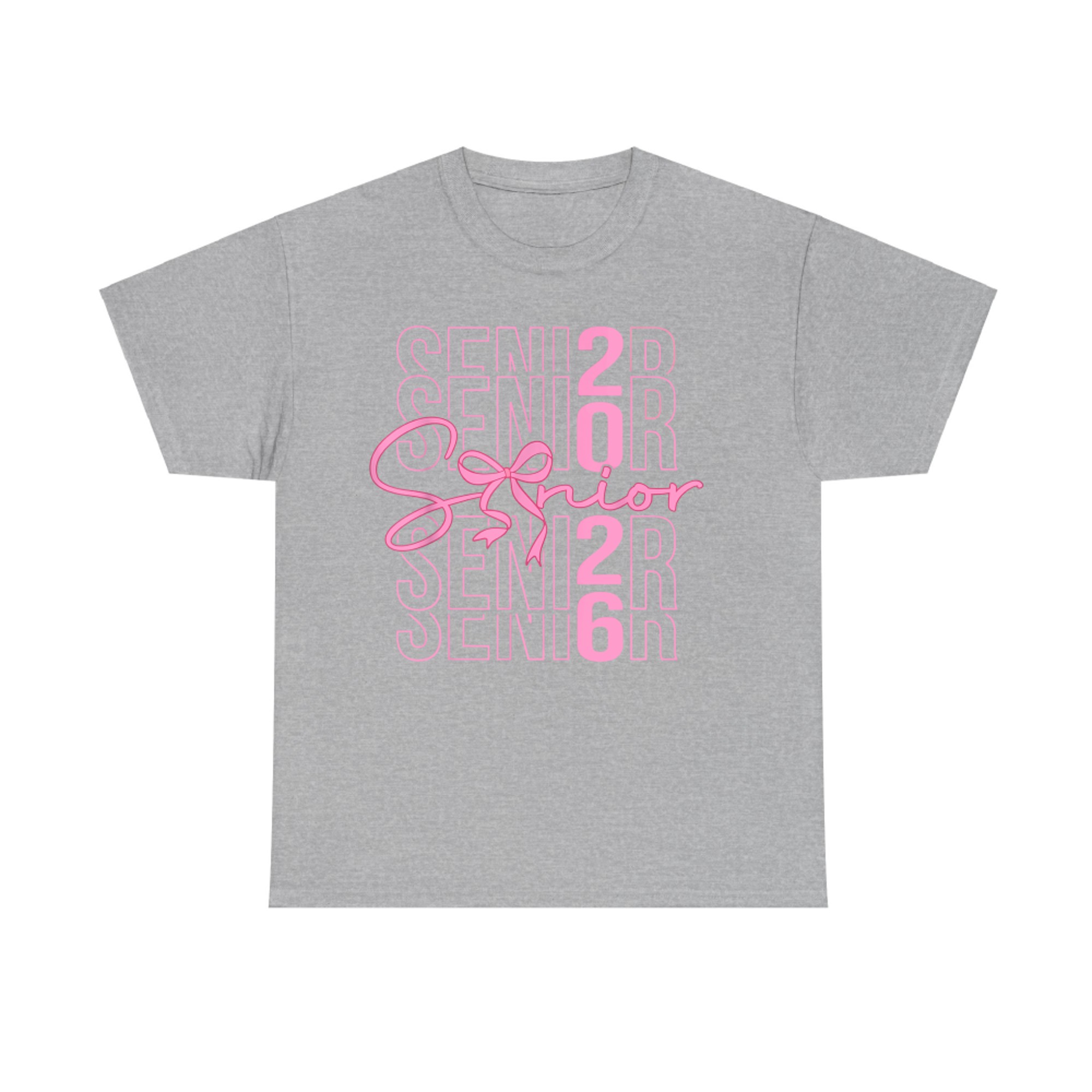 Senior Class Of Coquette Pink Bow Graduation T-Shirt