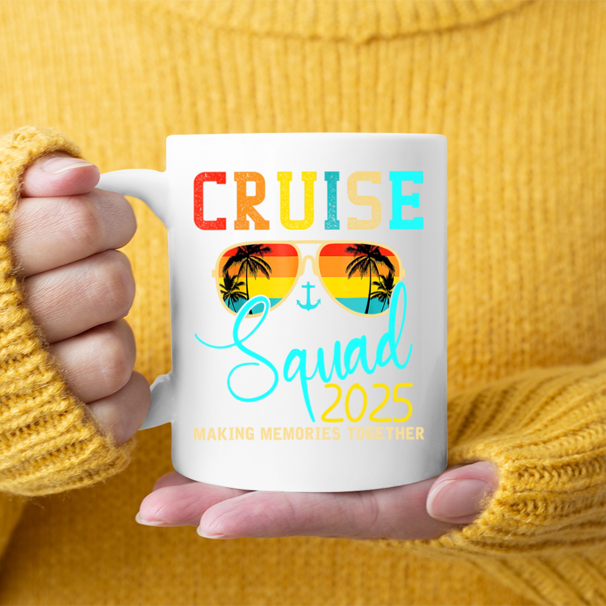 Squad Crew Cruise Summer Vacation Matching Family Mug Group
