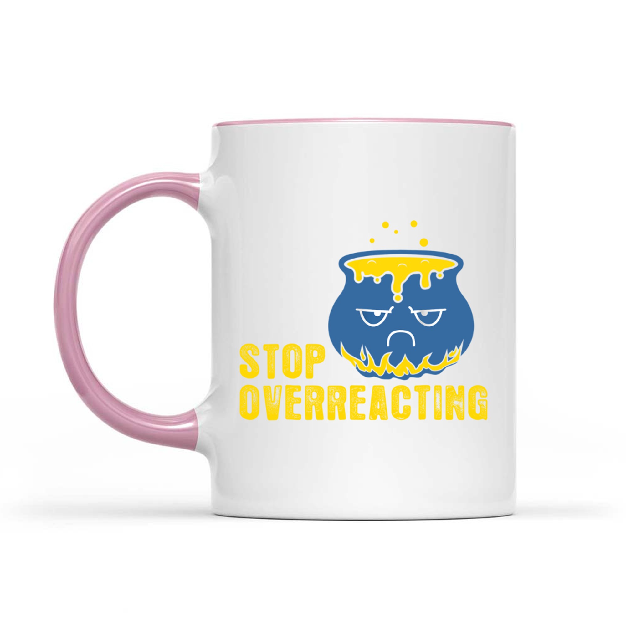 Stop Overreacting Funny Chemistry Gift Science Mug