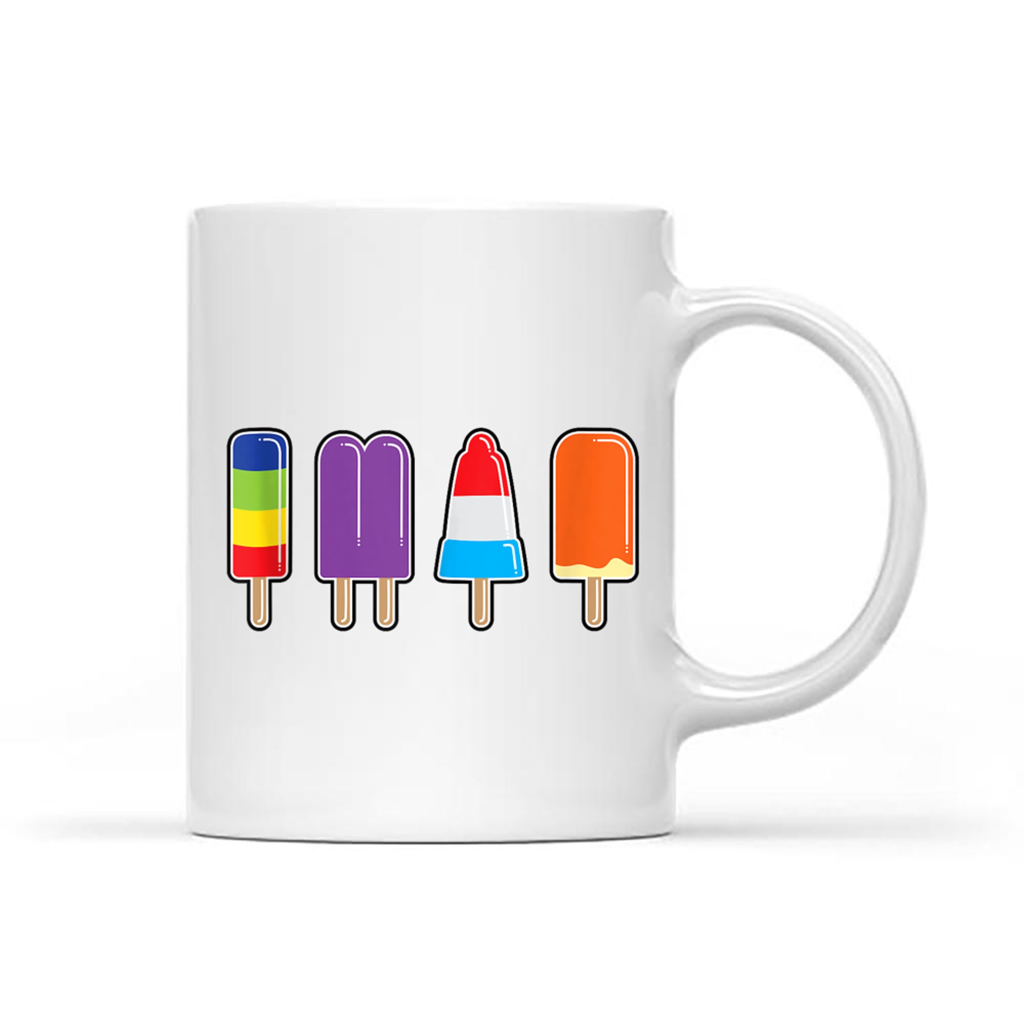 Summer Ice Cream Lover Ice Lolly Popsicle Mug
