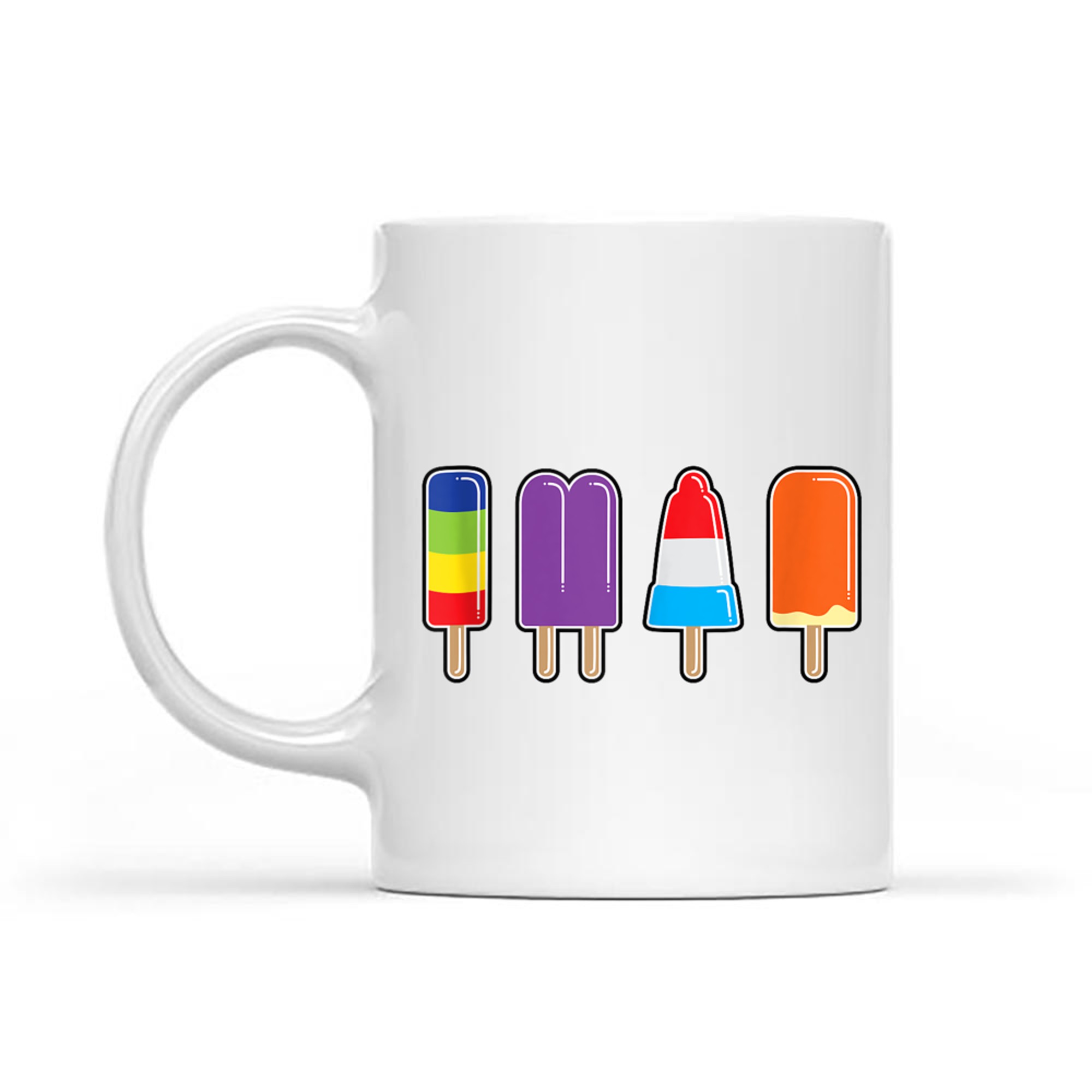 Summer Ice Cream Lover Ice Lolly Popsicle Mug