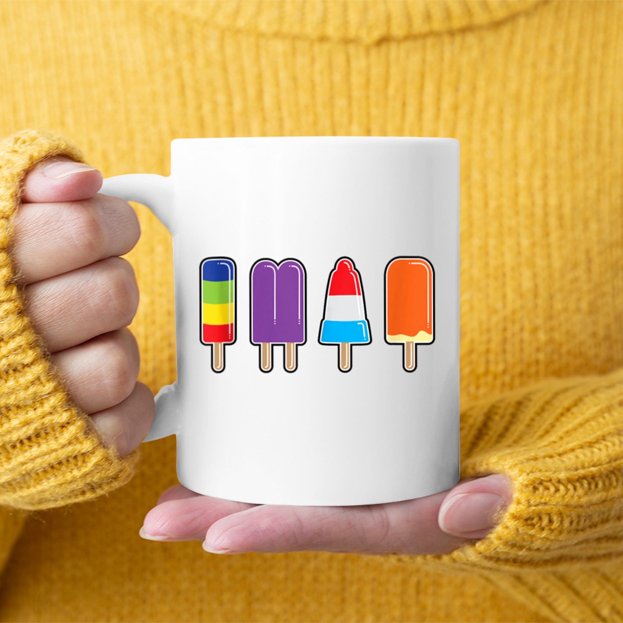 Summer Ice Cream Lover Ice Lolly Popsicle Mug