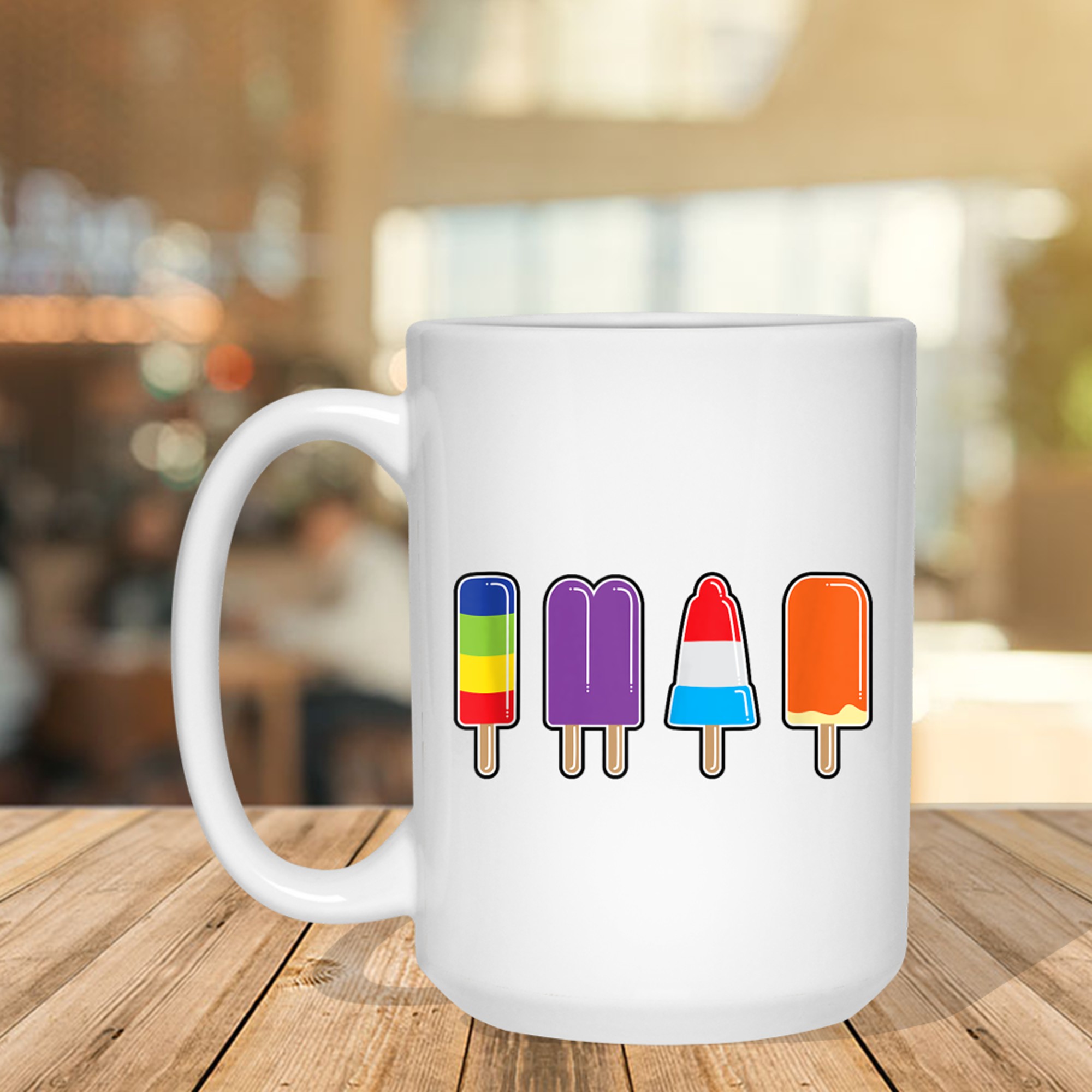 Summer Ice Cream Lover Ice Lolly Popsicle Mug