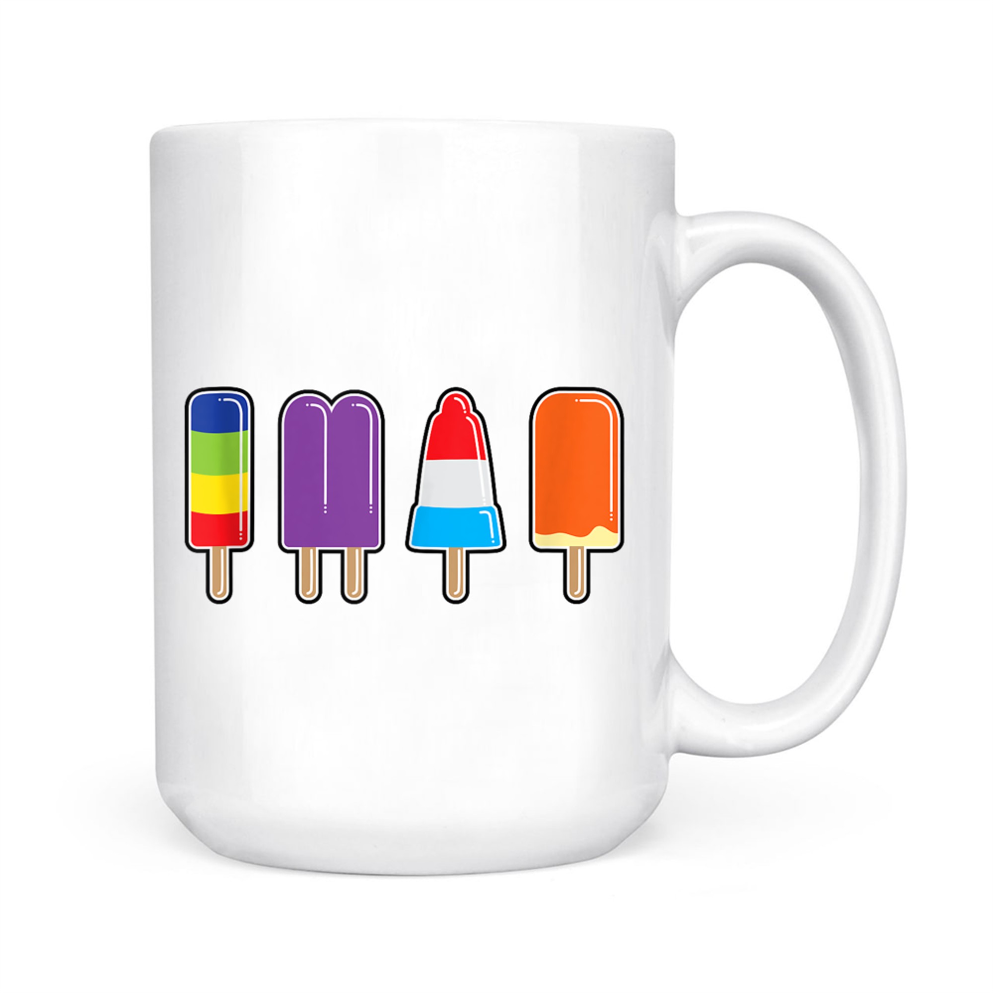 Summer Ice Cream Lover Ice Lolly Popsicle Mug