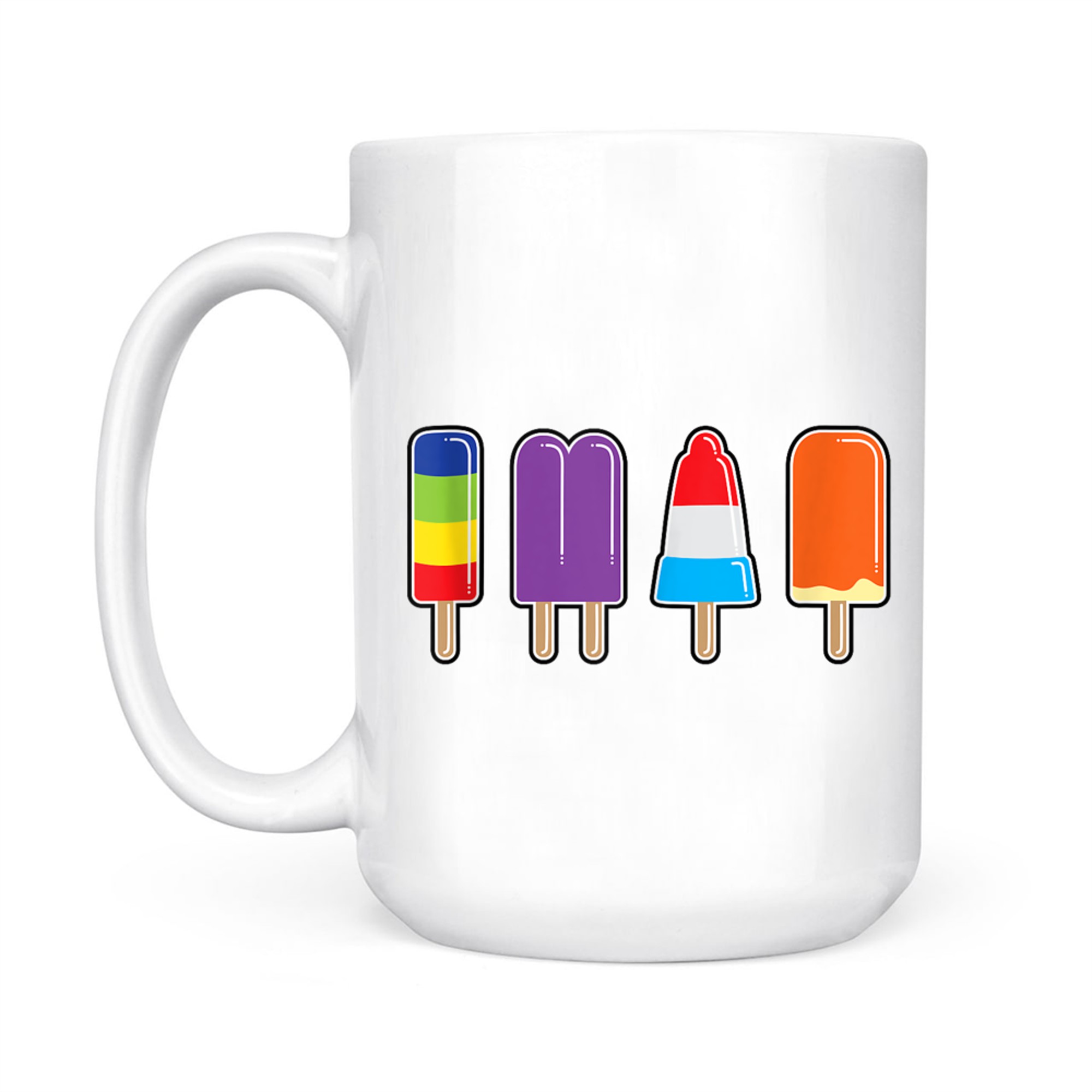 Summer Ice Cream Lover Ice Lolly Popsicle Mug