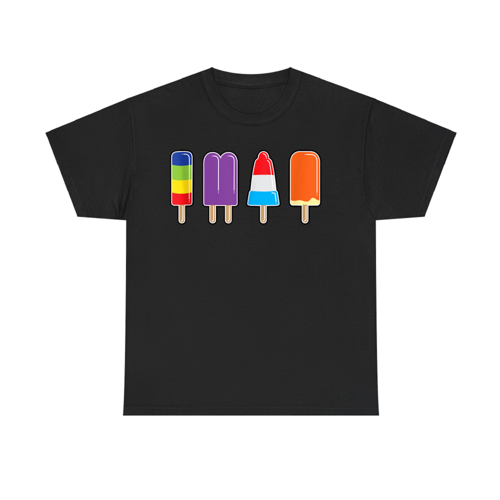 Summer Ice Cream Lover Ice Lolly Popsicle T-Shirt