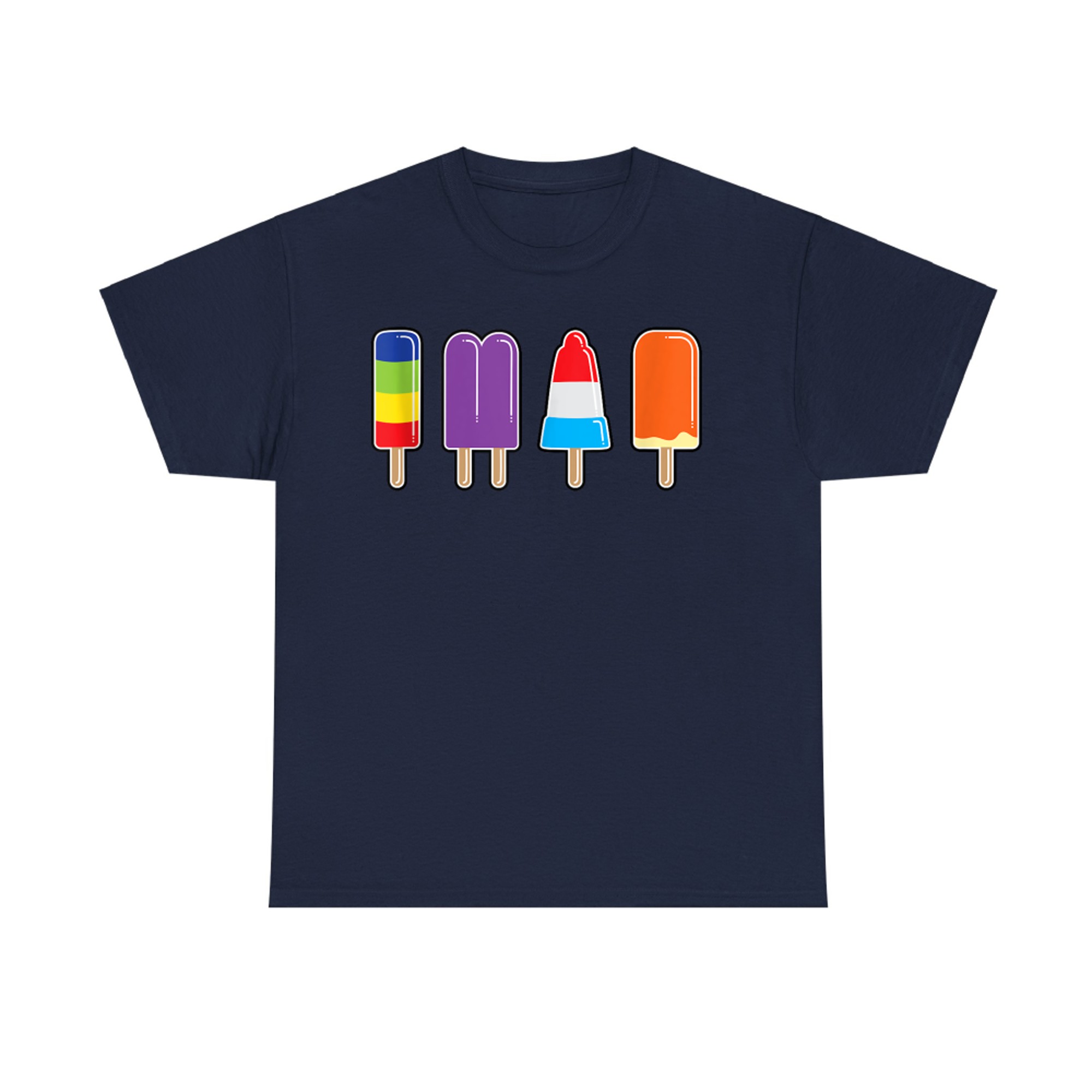 Summer Ice Cream Lover Ice Lolly Popsicle T-Shirt