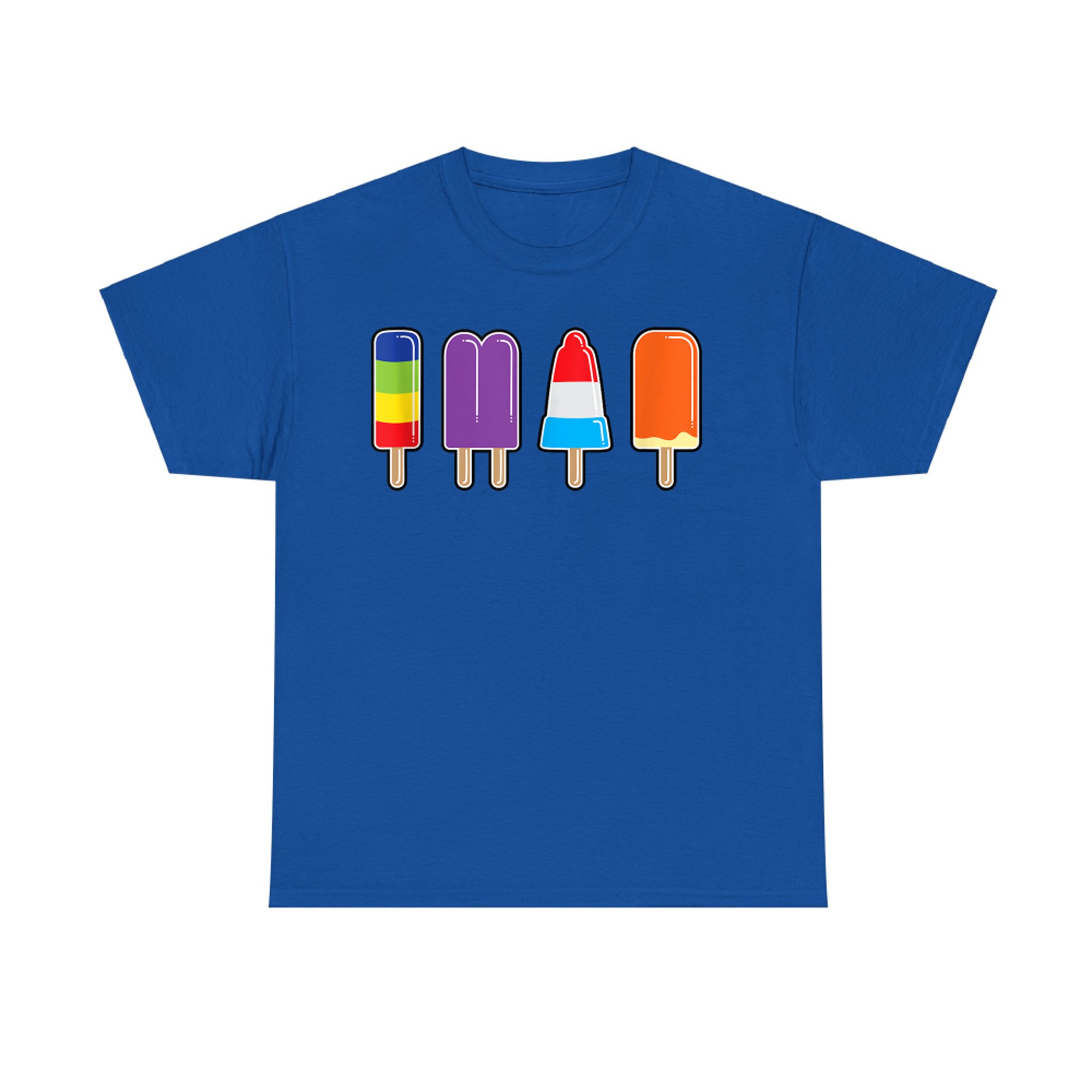 Summer Ice Cream Lover Ice Lolly Popsicle T-Shirt
