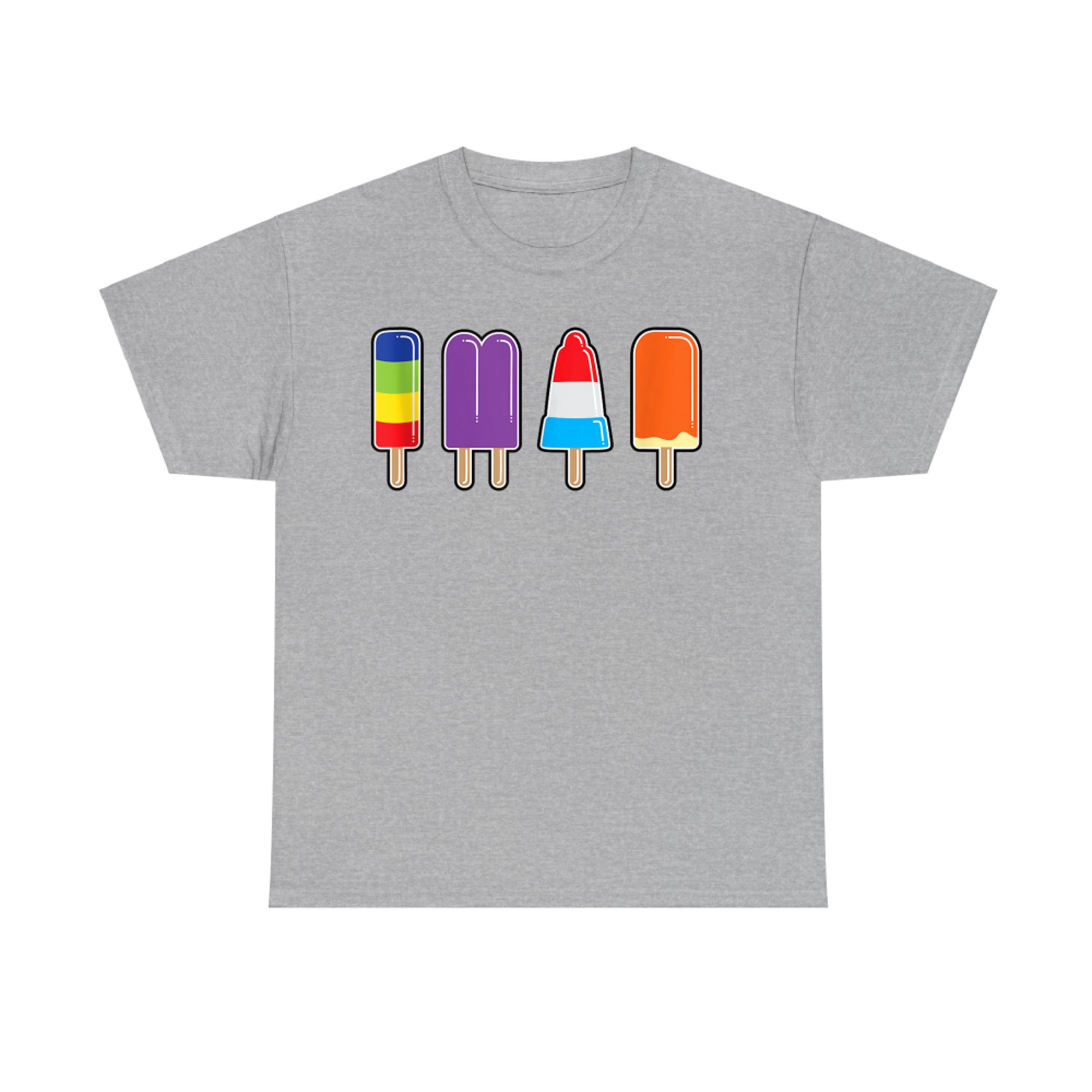 Summer Ice Cream Lover Ice Lolly Popsicle T-Shirt