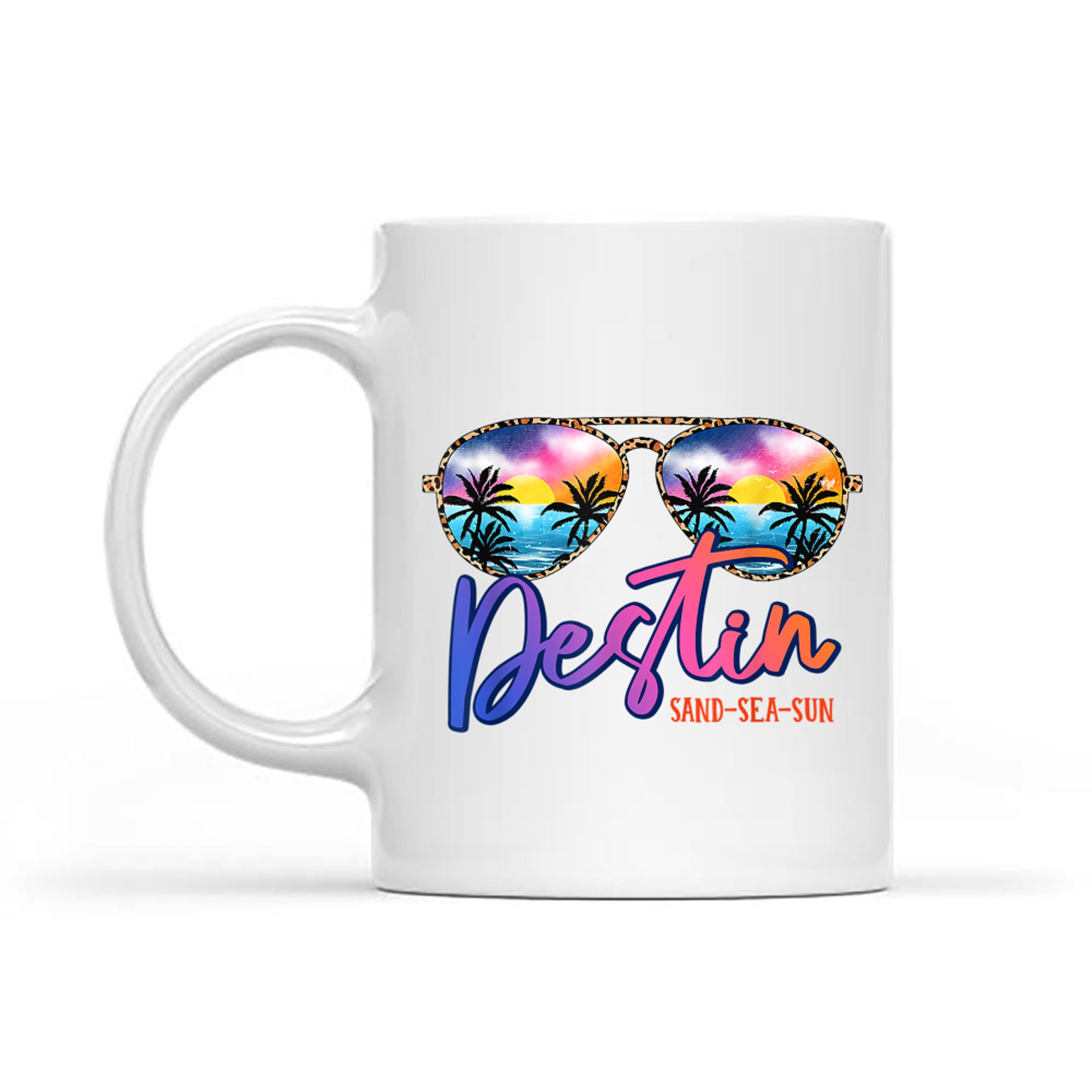 Sunglasses Destin Florida Beach Vacation Matching Family Mug