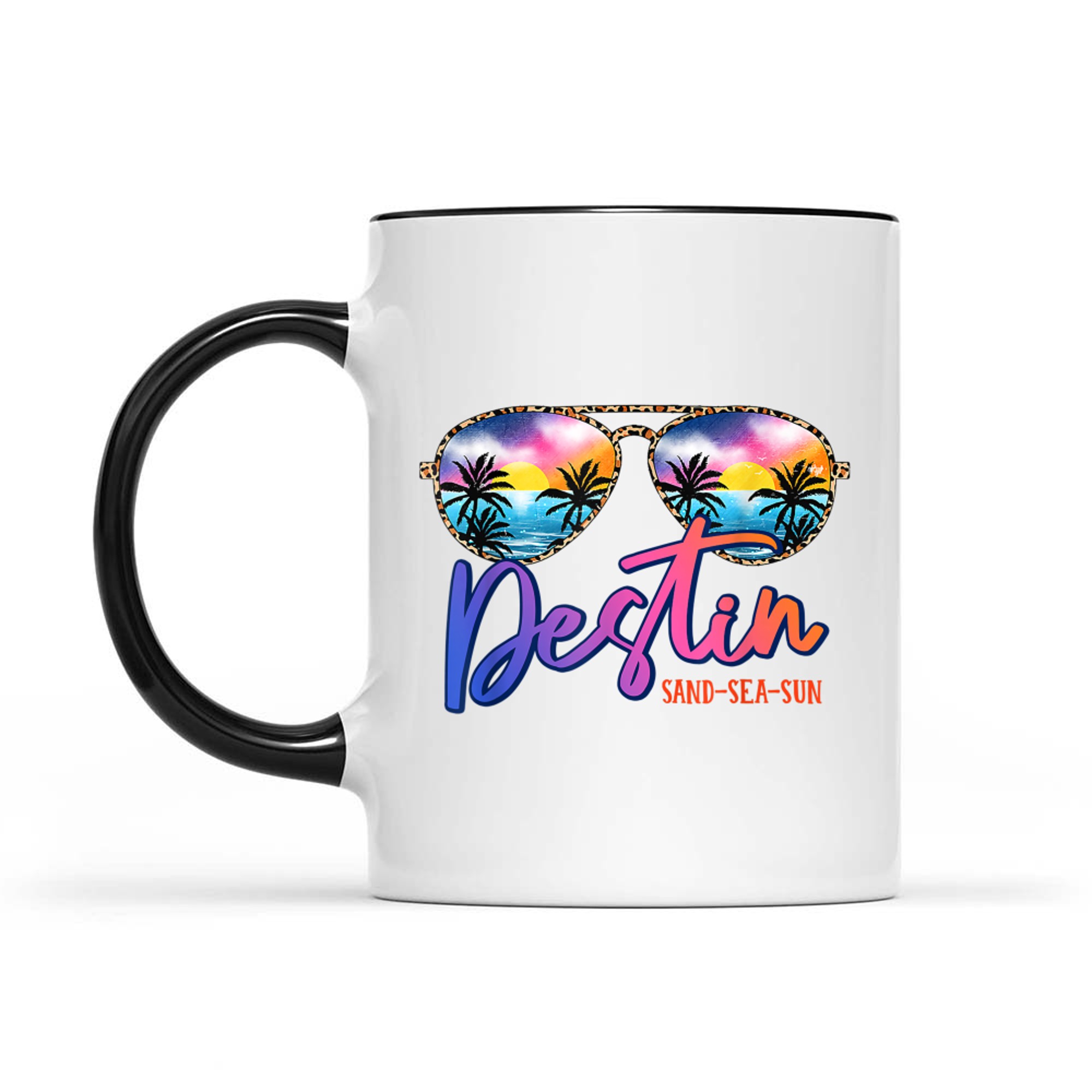 Sunglasses Destin Florida Beach Vacation Matching Family Mug