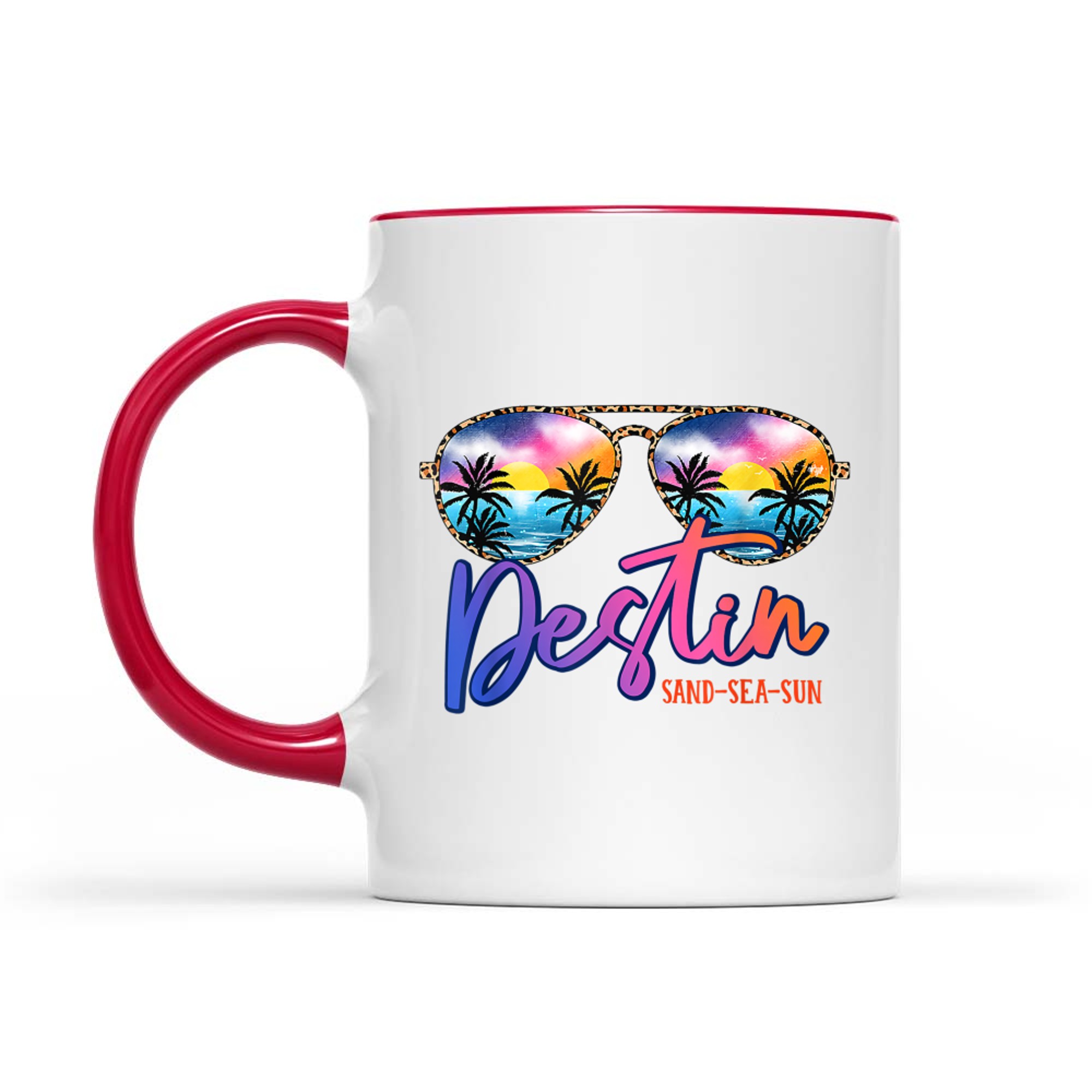 Sunglasses Destin Florida Beach Vacation Matching Family Mug