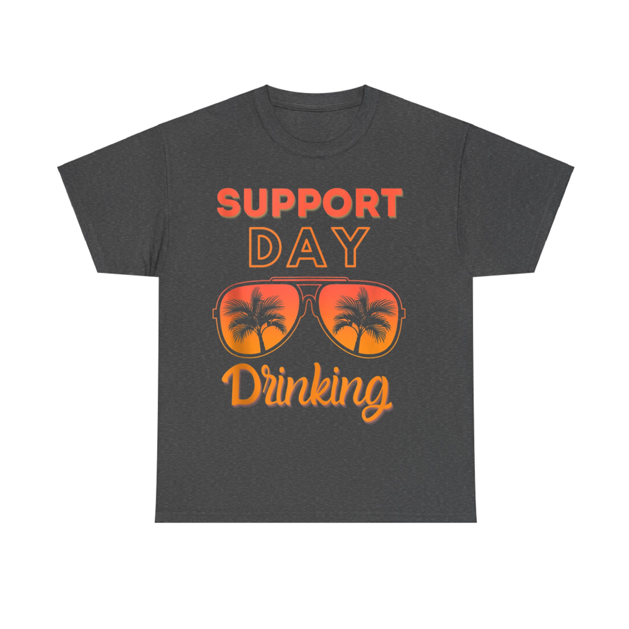 Support Day Drinking Funny Summer Beach Vacation T-Shirt