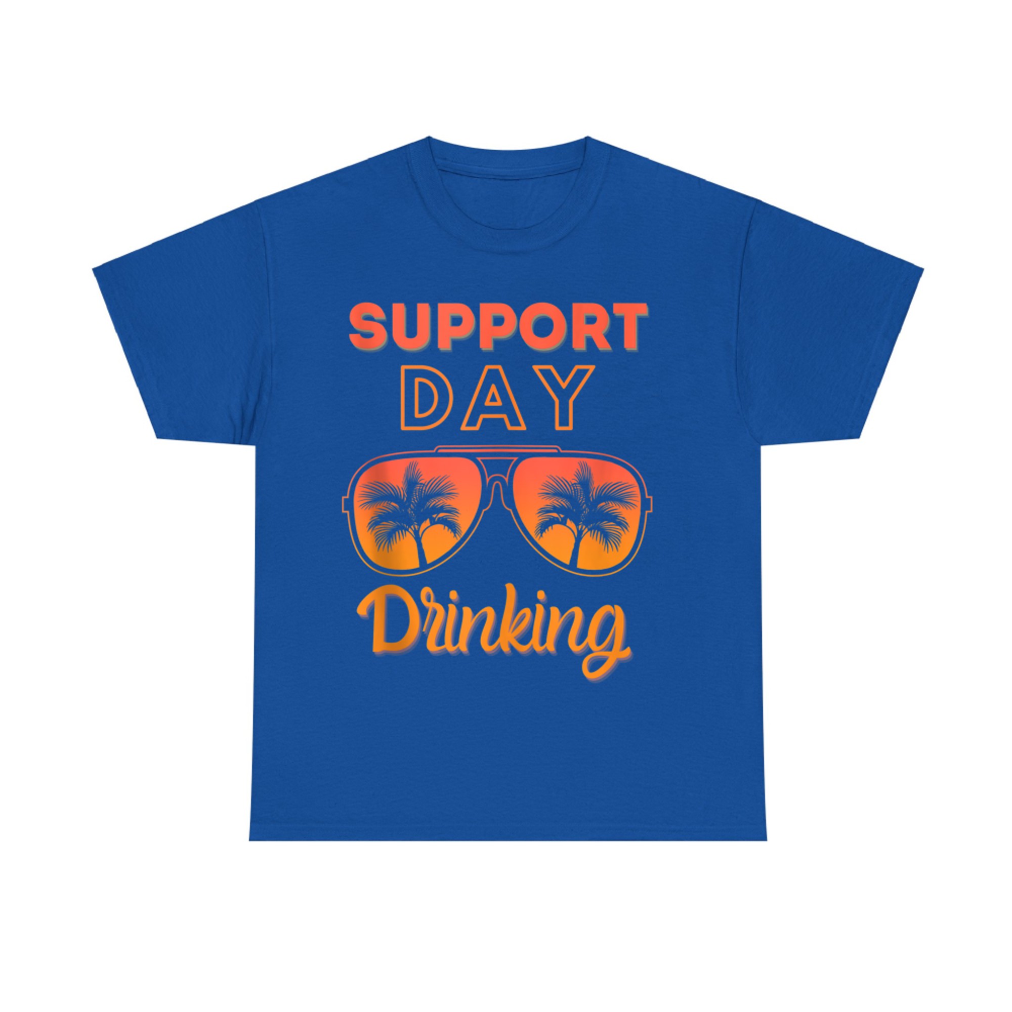 Support Day Drinking Funny Summer Beach Vacation T-Shirt