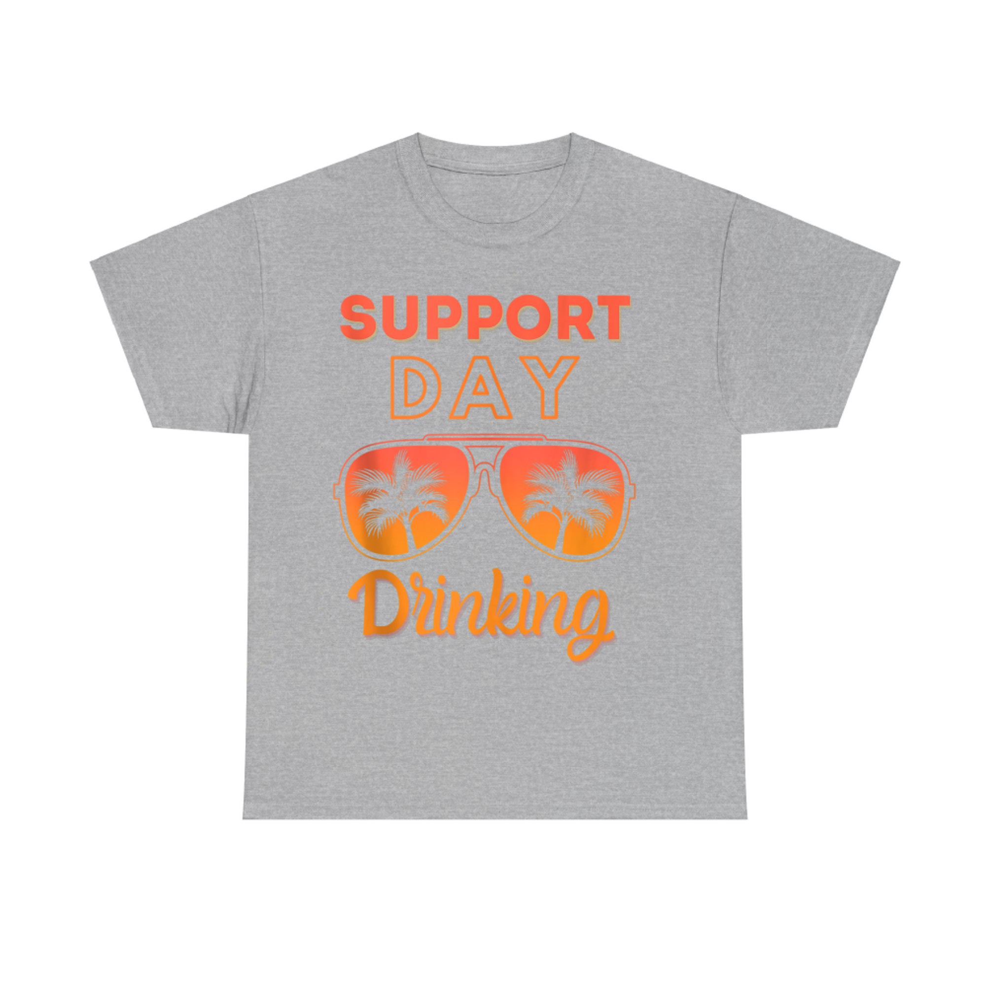 Support Day Drinking Funny Summer Beach Vacation T-Shirt