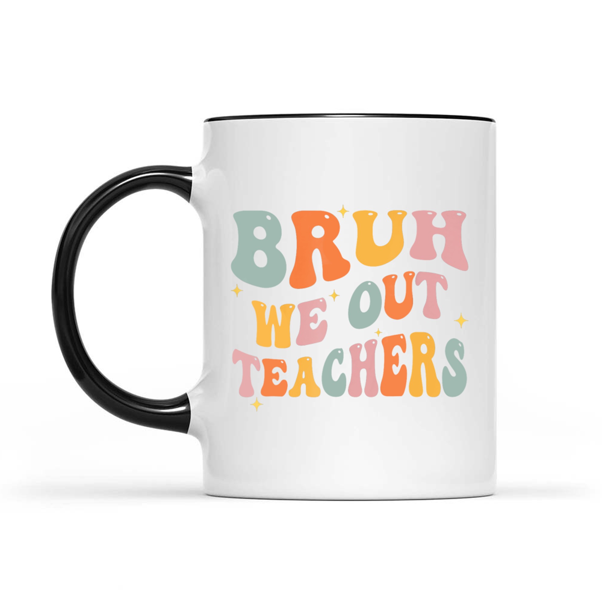 Teacher Summer Bruh We Out Teachers End Of School Year Retro Mug