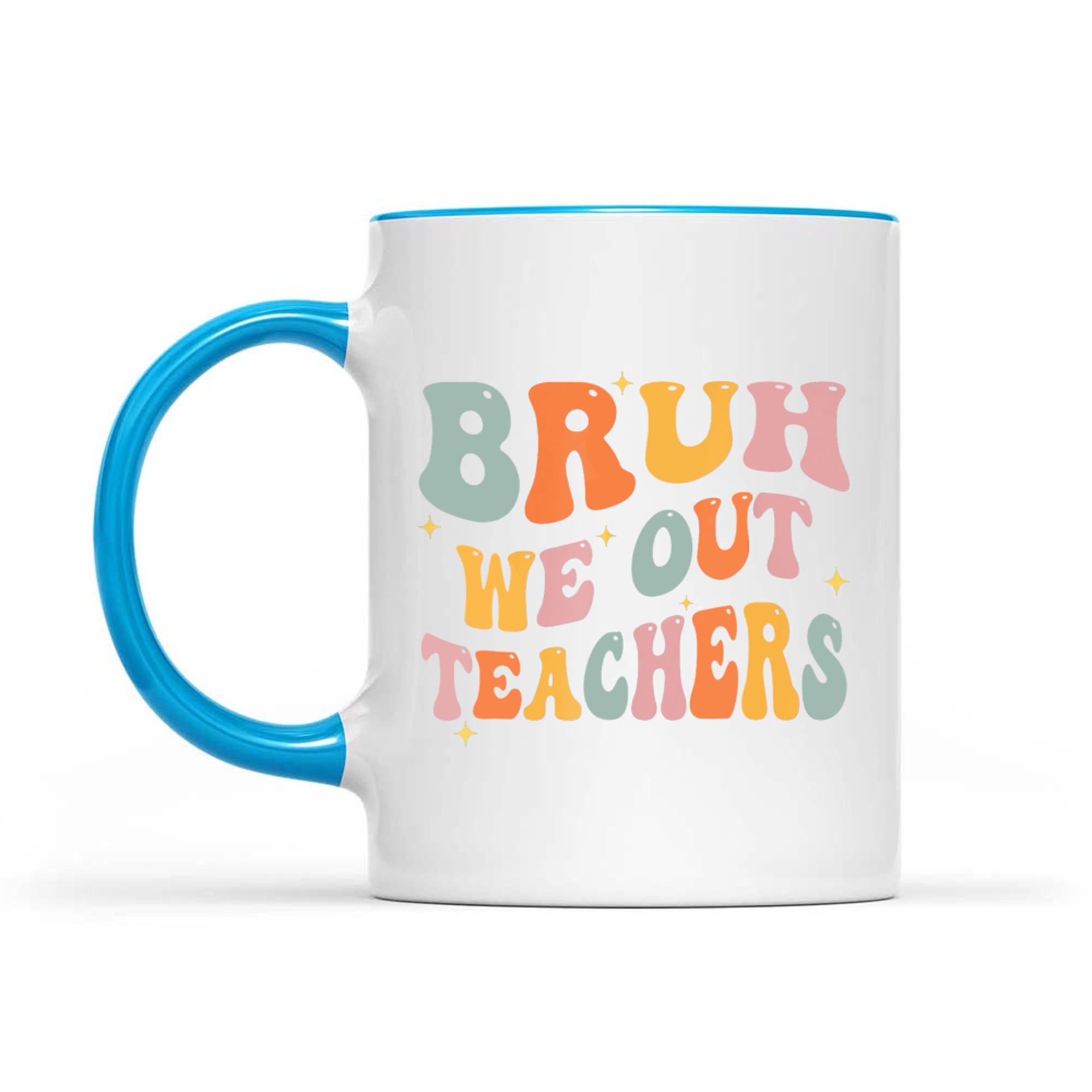 Teacher Summer Bruh We Out Teachers End Of School Year Retro Mug