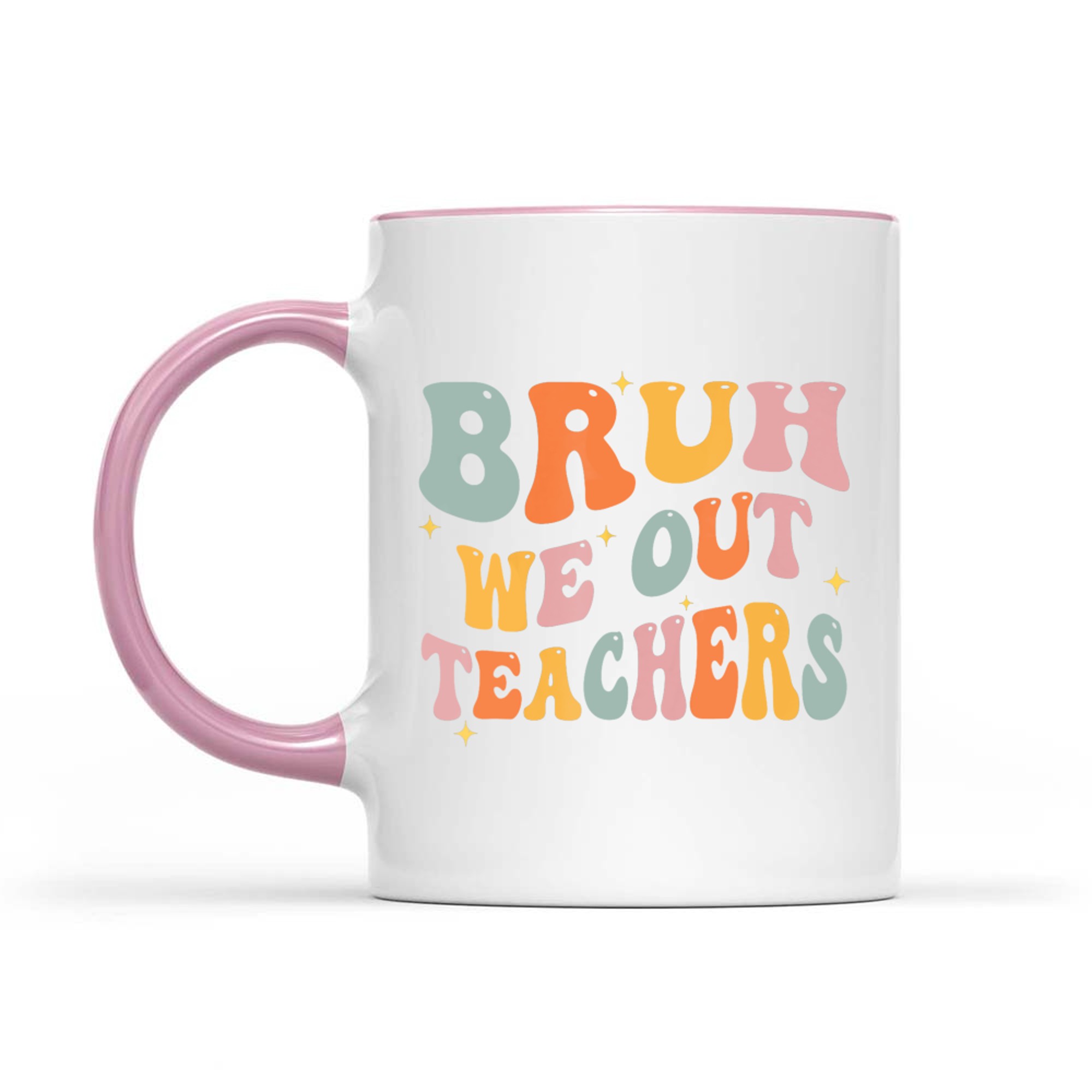 Teacher Summer Bruh We Out Teachers End Of School Year Retro Mug