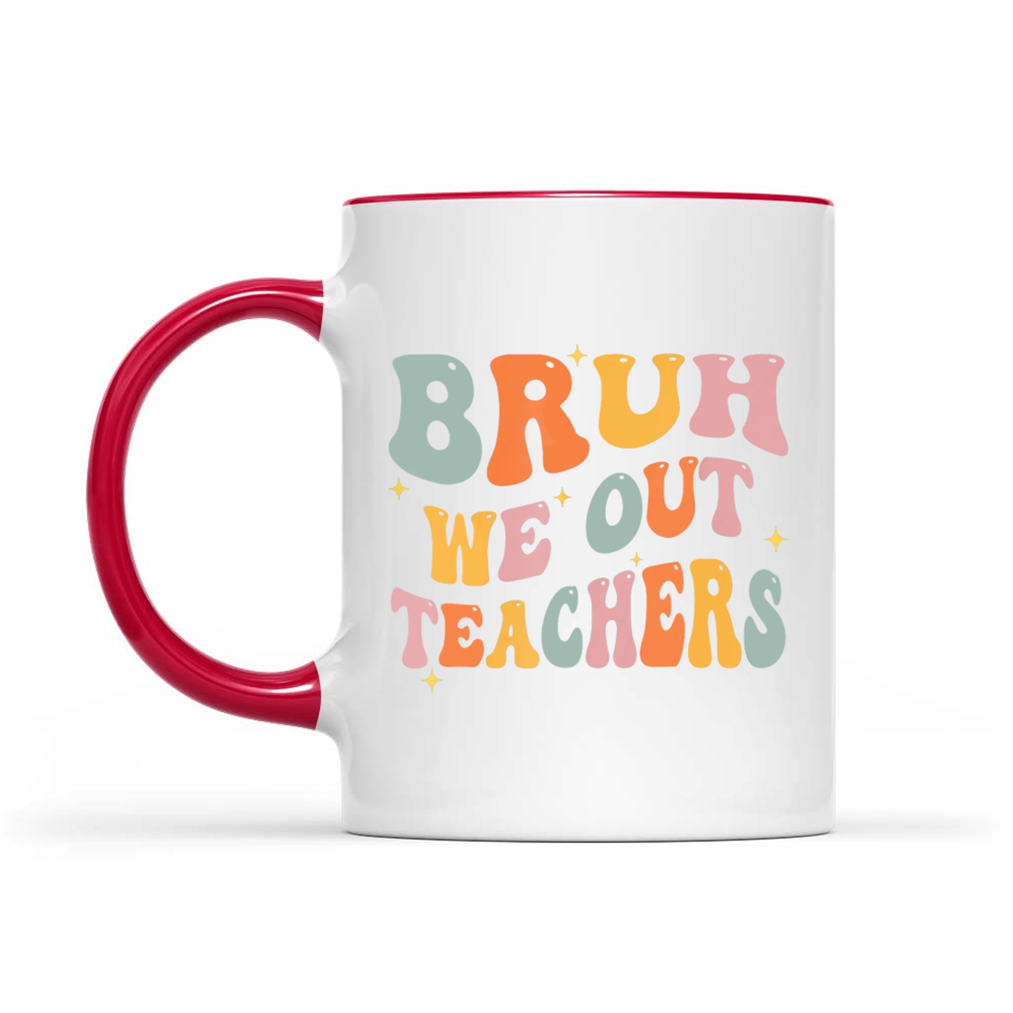 Teacher Summer Bruh We Out Teachers End Of School Year Retro Mug