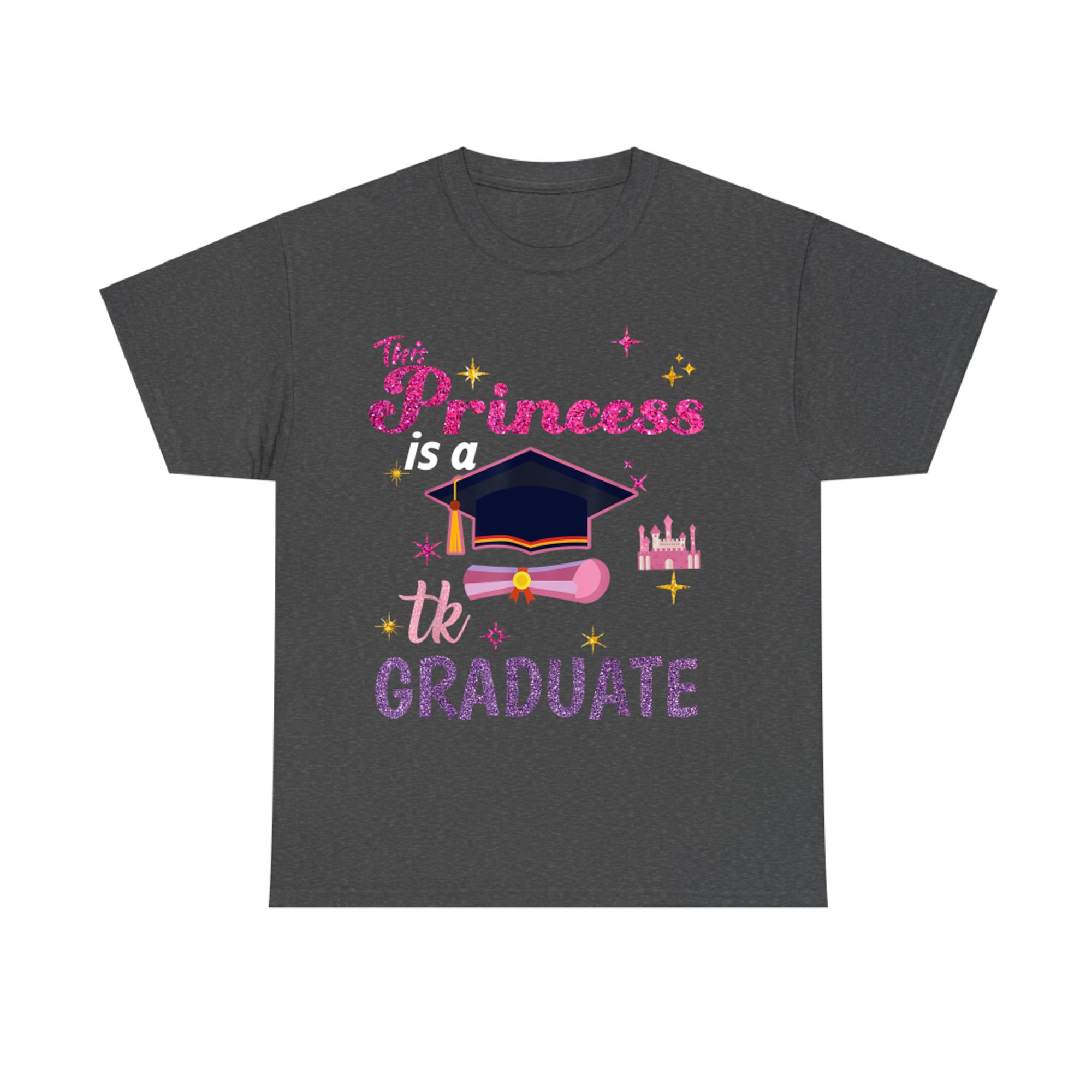 This Princess Is a TK Graduate Pink Girl Graduation T-Shirt