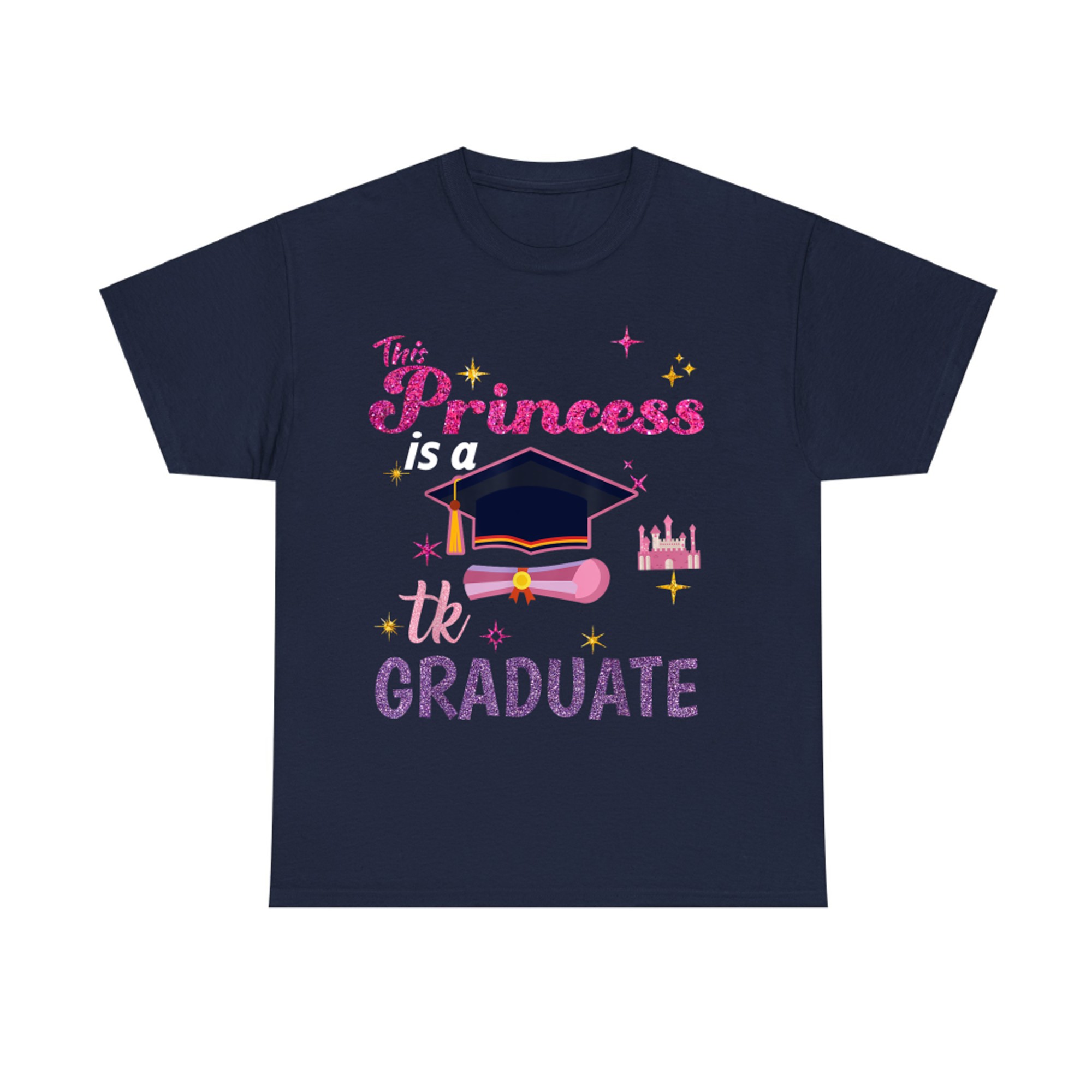 This Princess Is a TK Graduate Pink Girl Graduation T-Shirt