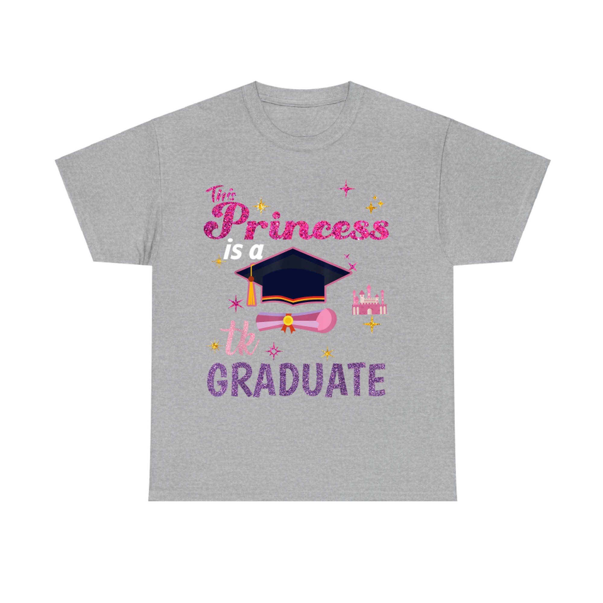 This Princess Is a TK Graduate Pink Girl Graduation T-Shirt