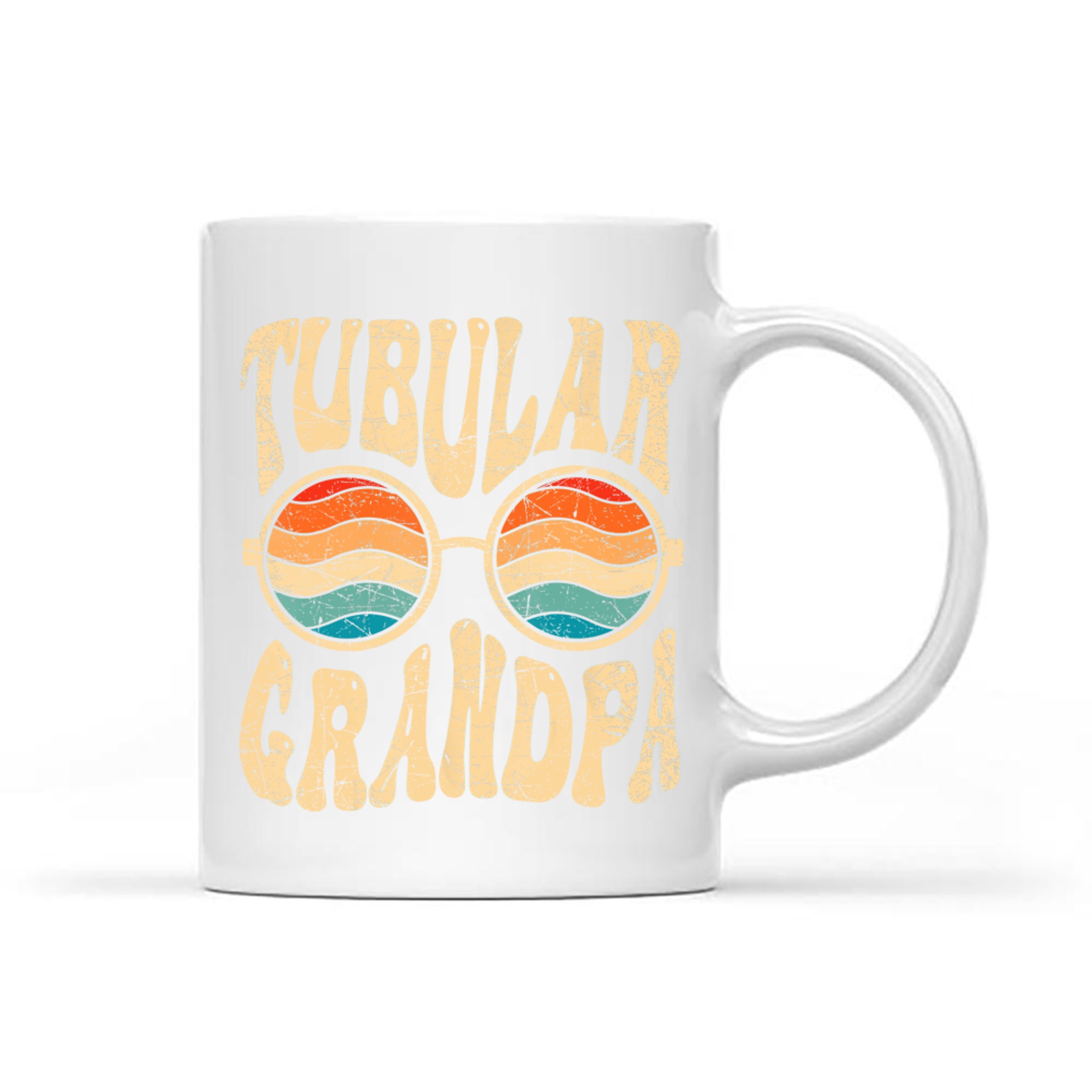 Tubular Grandpa 80s Aesthetic Nostalgia 1980's Retro Grandpa Mug