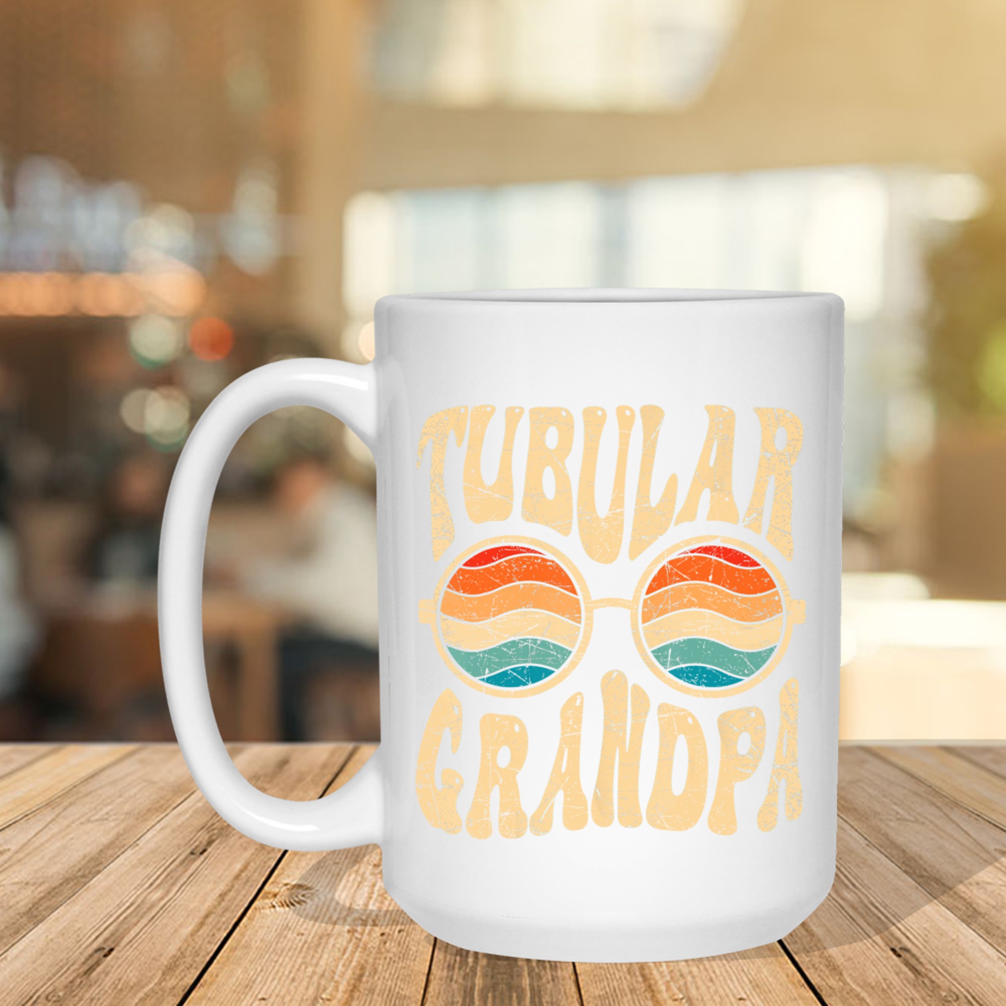 Tubular Grandpa 80s Aesthetic Nostalgia 1980's Retro Grandpa Mug