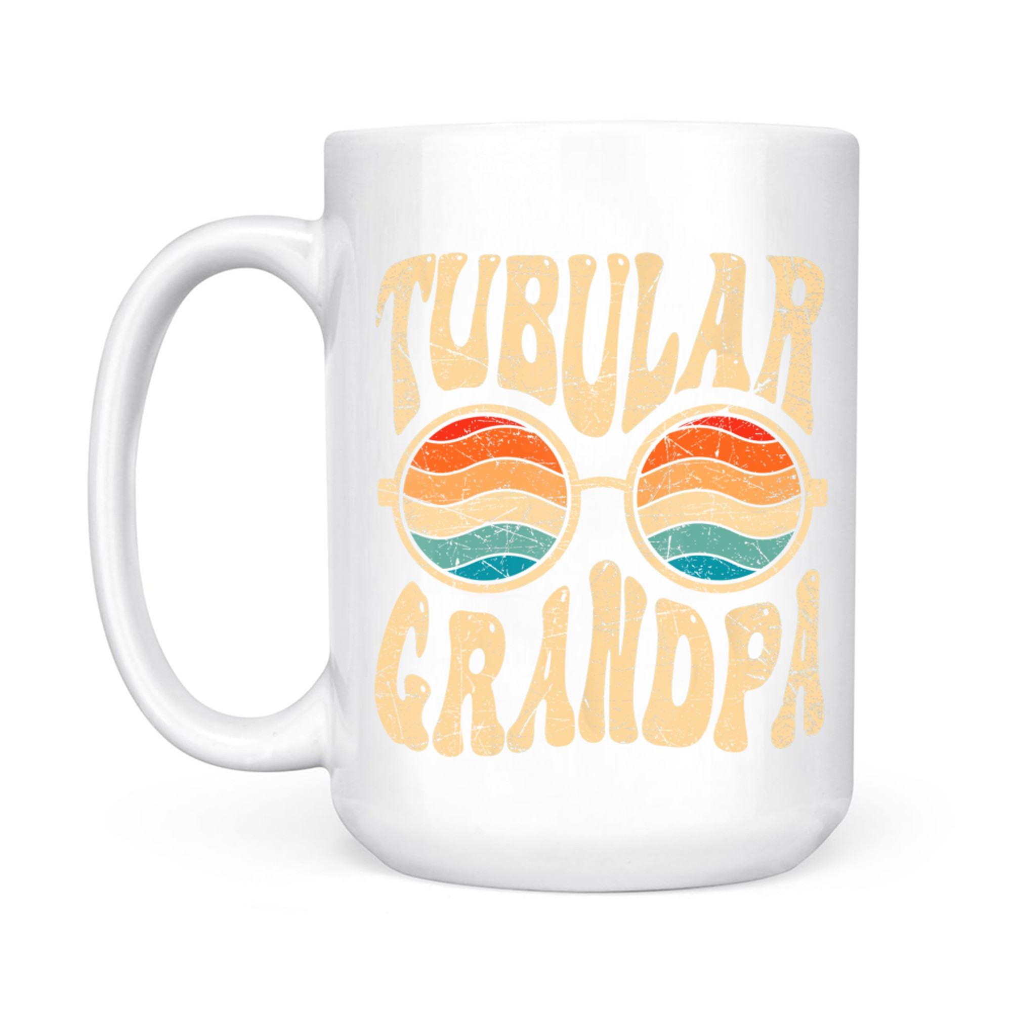 Tubular Grandpa 80s Aesthetic Nostalgia 1980's Retro Grandpa Mug