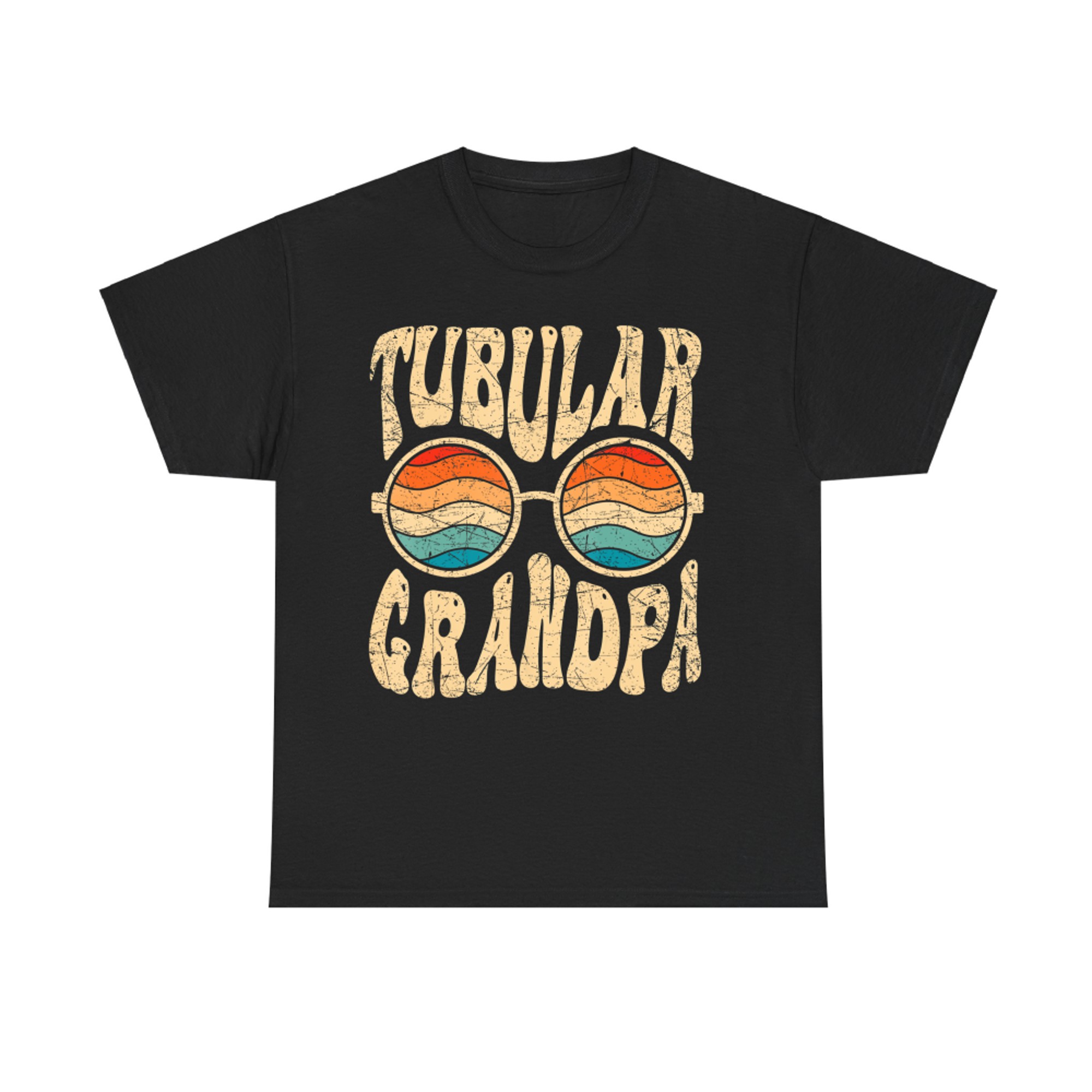 Tubular Grandpa 80s Aesthetic Nostalgia 1980's Retro Grandpa T-Shirt