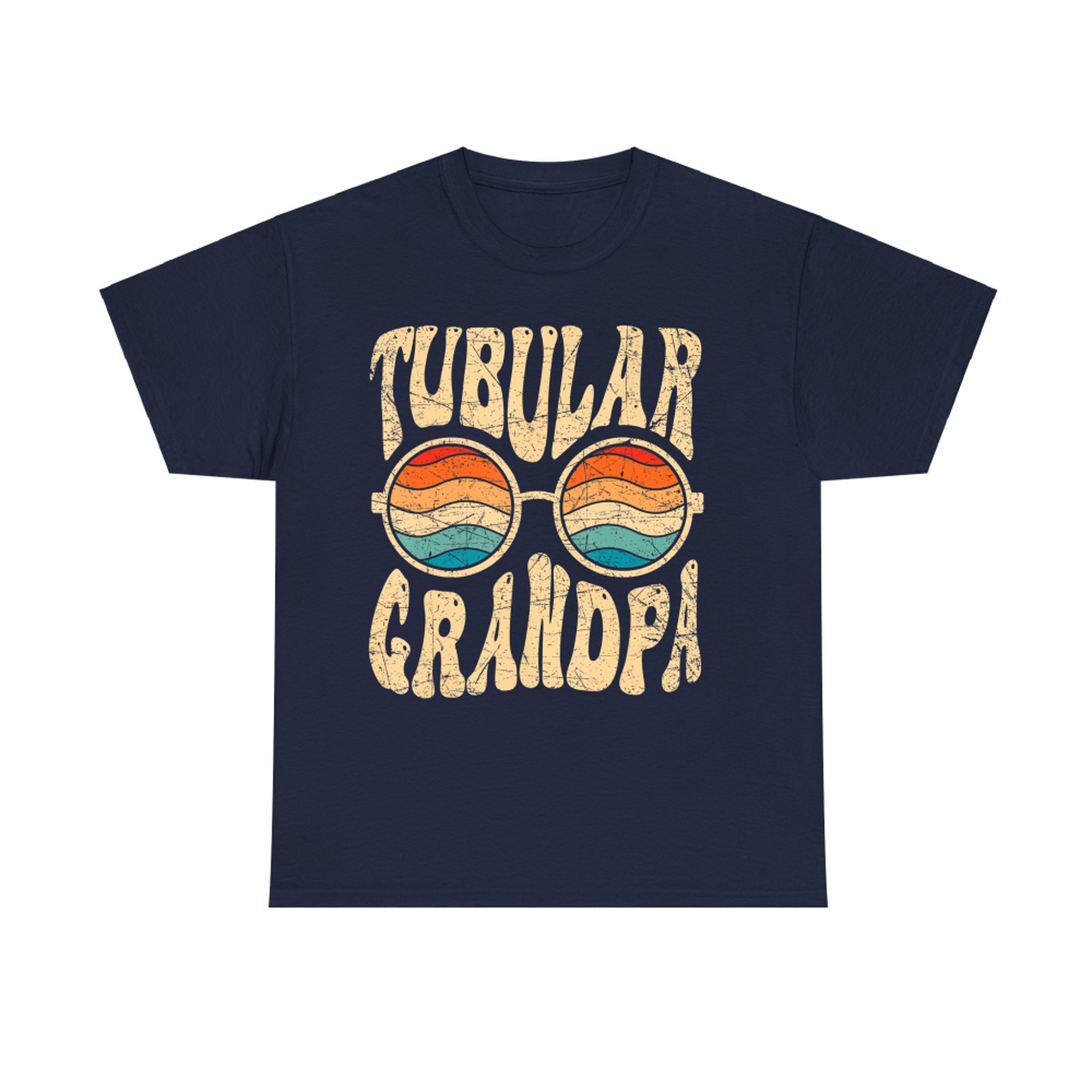 Tubular Grandpa 80s Aesthetic Nostalgia 1980's Retro Grandpa T-Shirt