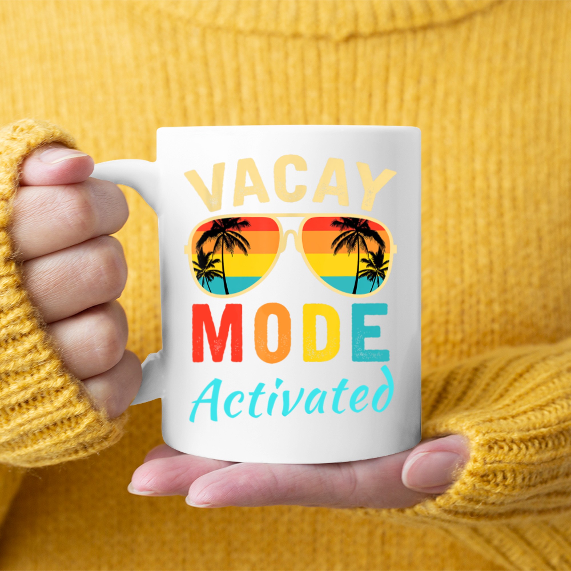 Vacay Mode Activated Vacation Summer Cruise Getaway Holiday Mug