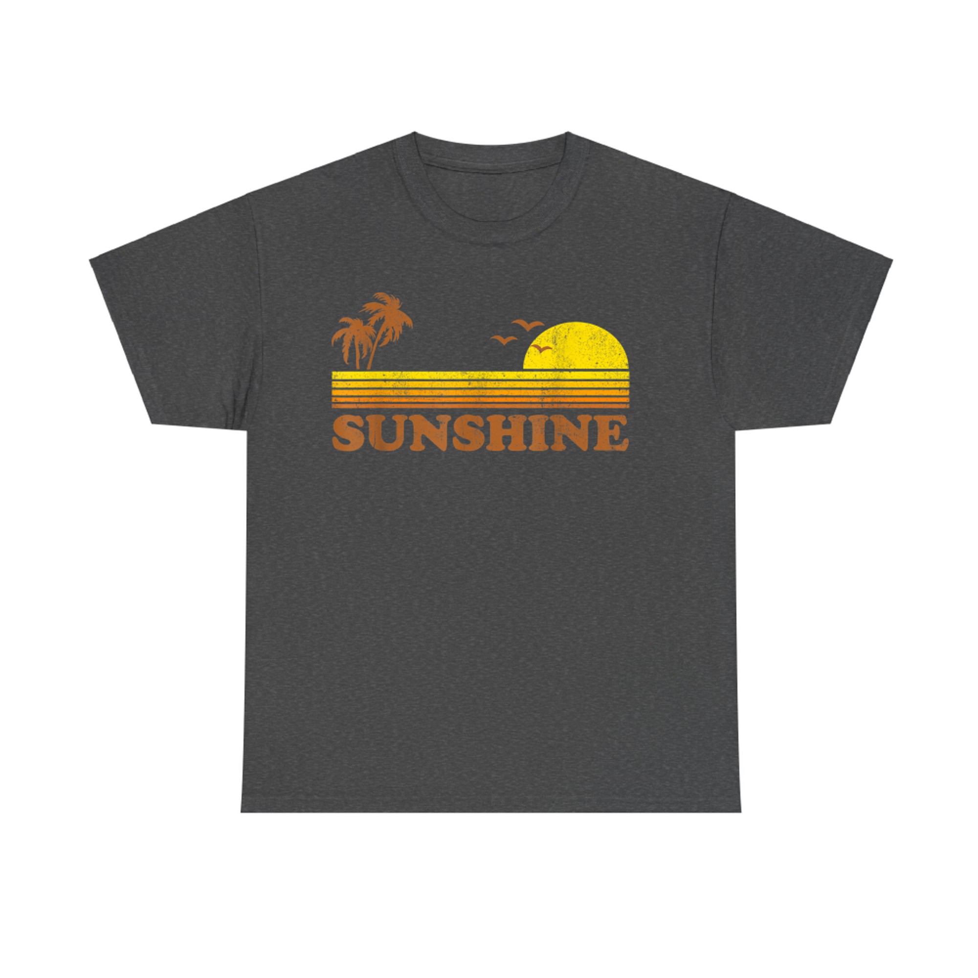 Vintage Sunshine Beach Retro Sunset 70s Summer Vacation T-Shirt