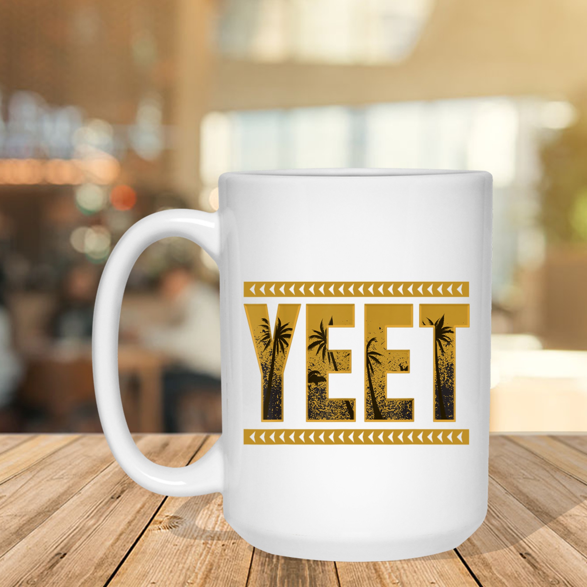 Vintage Yeet Apparel Saying Funny Mug