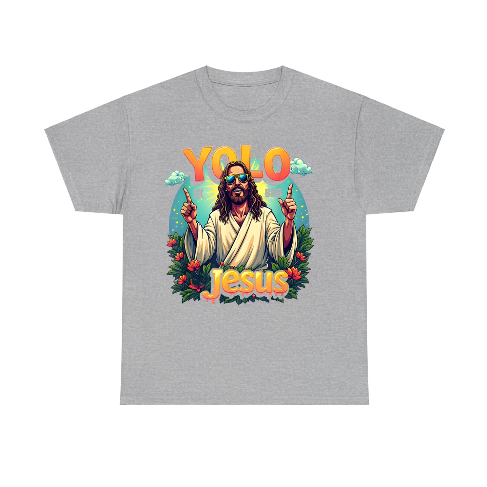 YOLO JK BRB Funny Jesus Design Cool Christian Resurrection Easter Humor T-Shirt