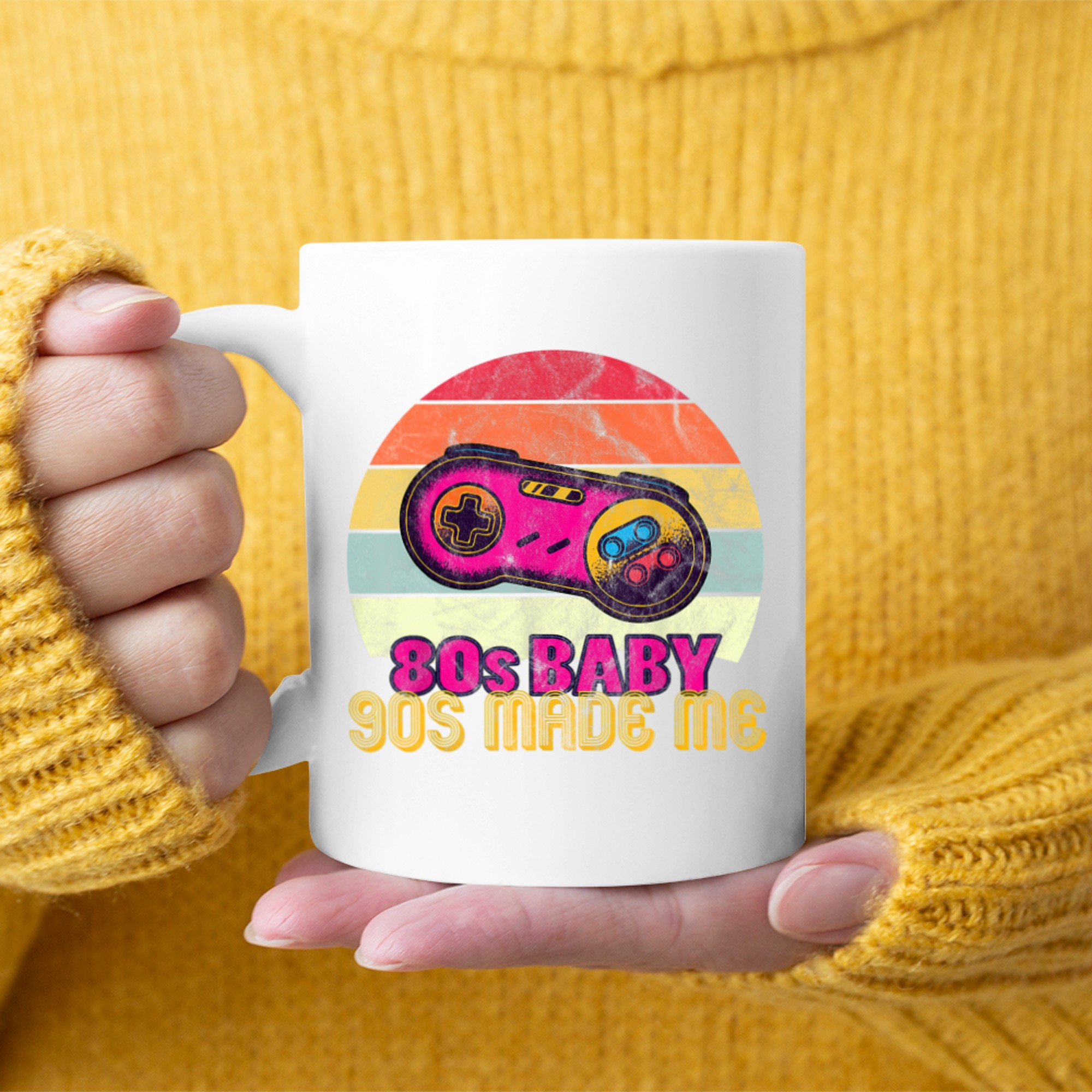 80s Baby 90S Made Me Vintage 80s Throwback 90s Nostalgia Mug