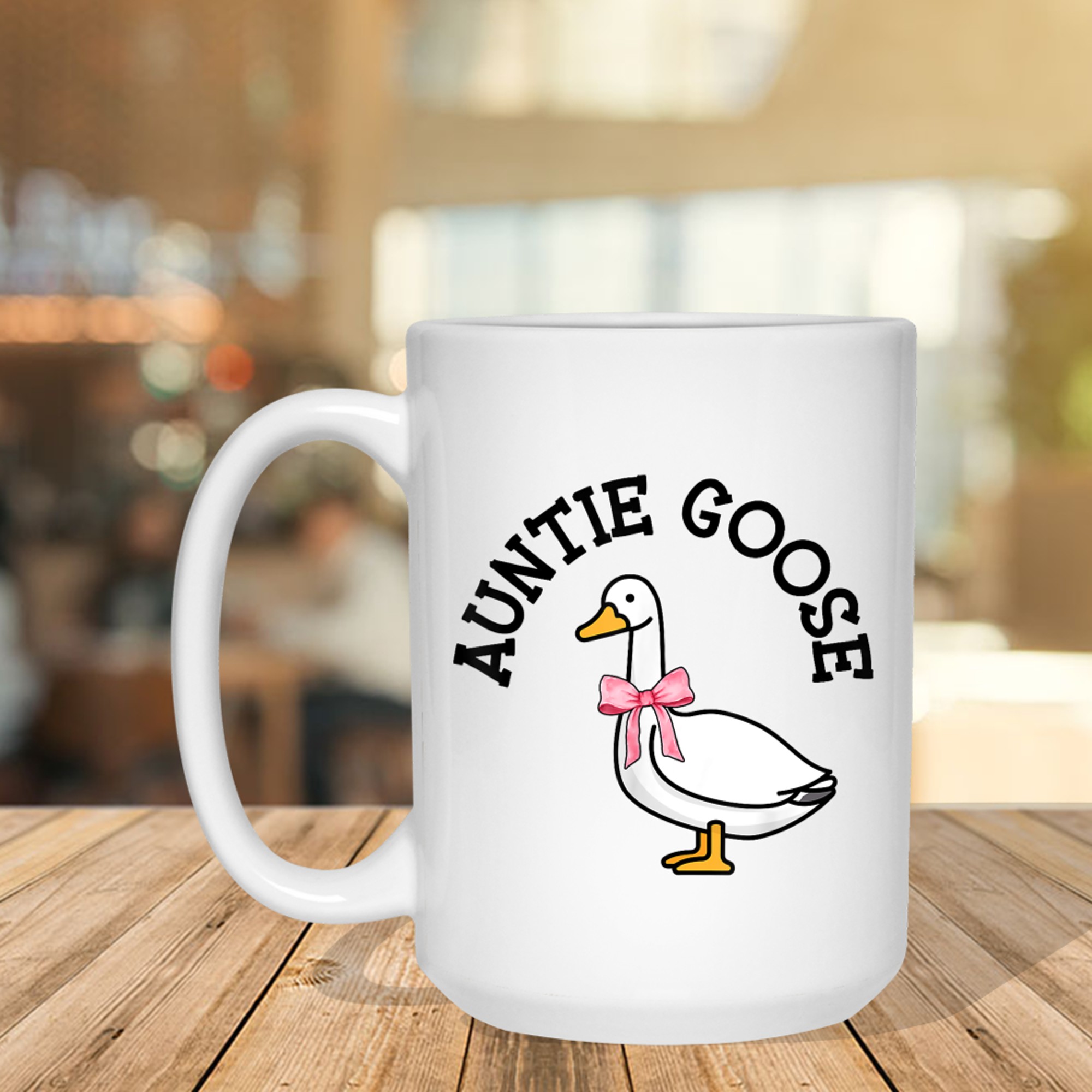 Auntie Goose Mother Day Funny Farm Aunt Cute Geese Mug