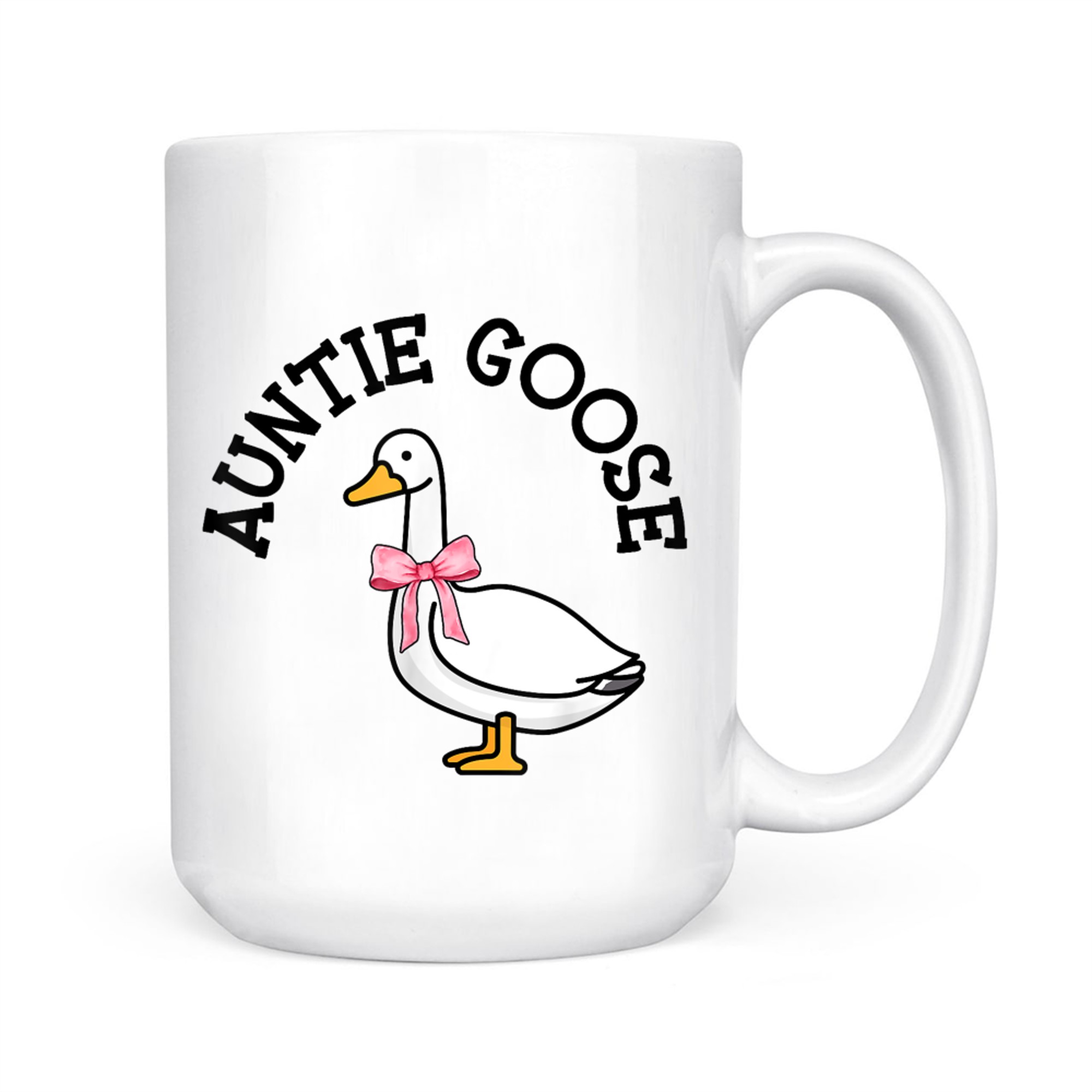 Auntie Goose Mother Day Funny Farm Aunt Cute Geese Mug