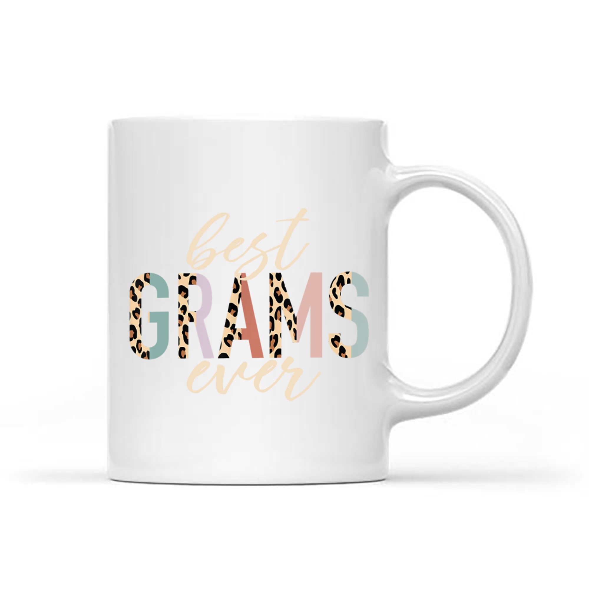 Best Grams Ever Gifts Leopard Print Mothers Day Mug