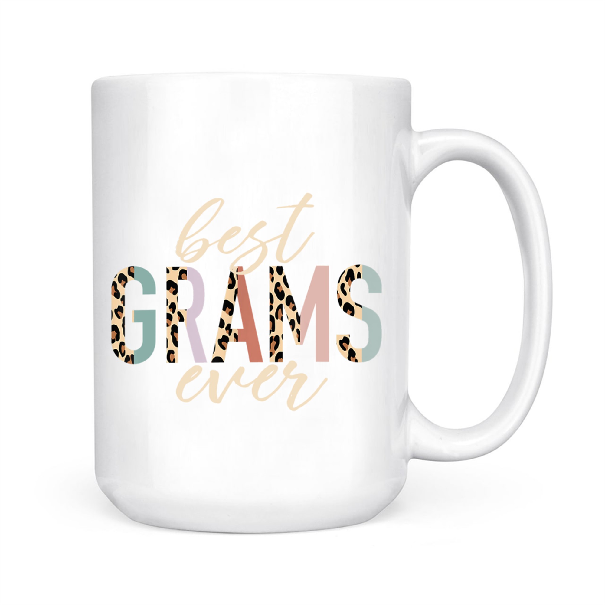 Best Grams Ever Gifts Leopard Print Mothers Day Mug