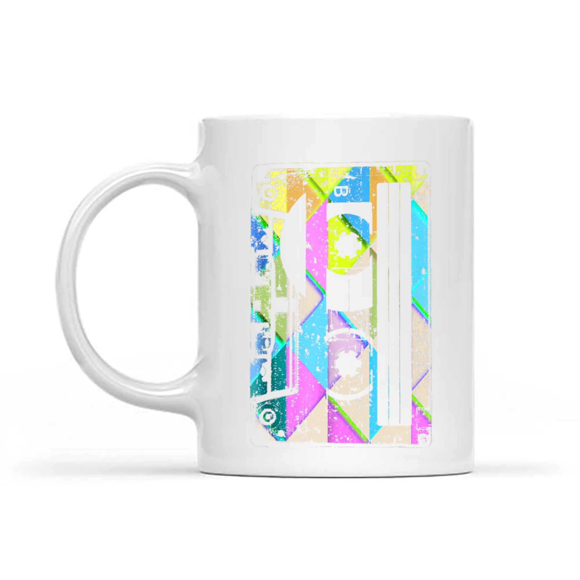Cassette Tape Costume 80s 90s Retro Party Mug