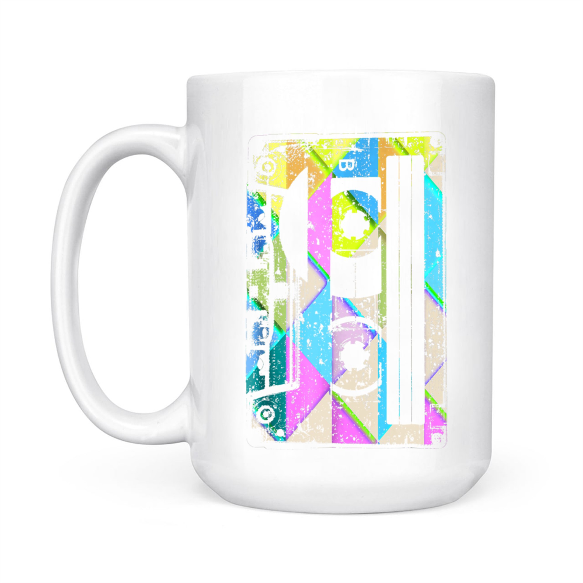 Cassette Tape Costume 80s 90s Retro Party Mug