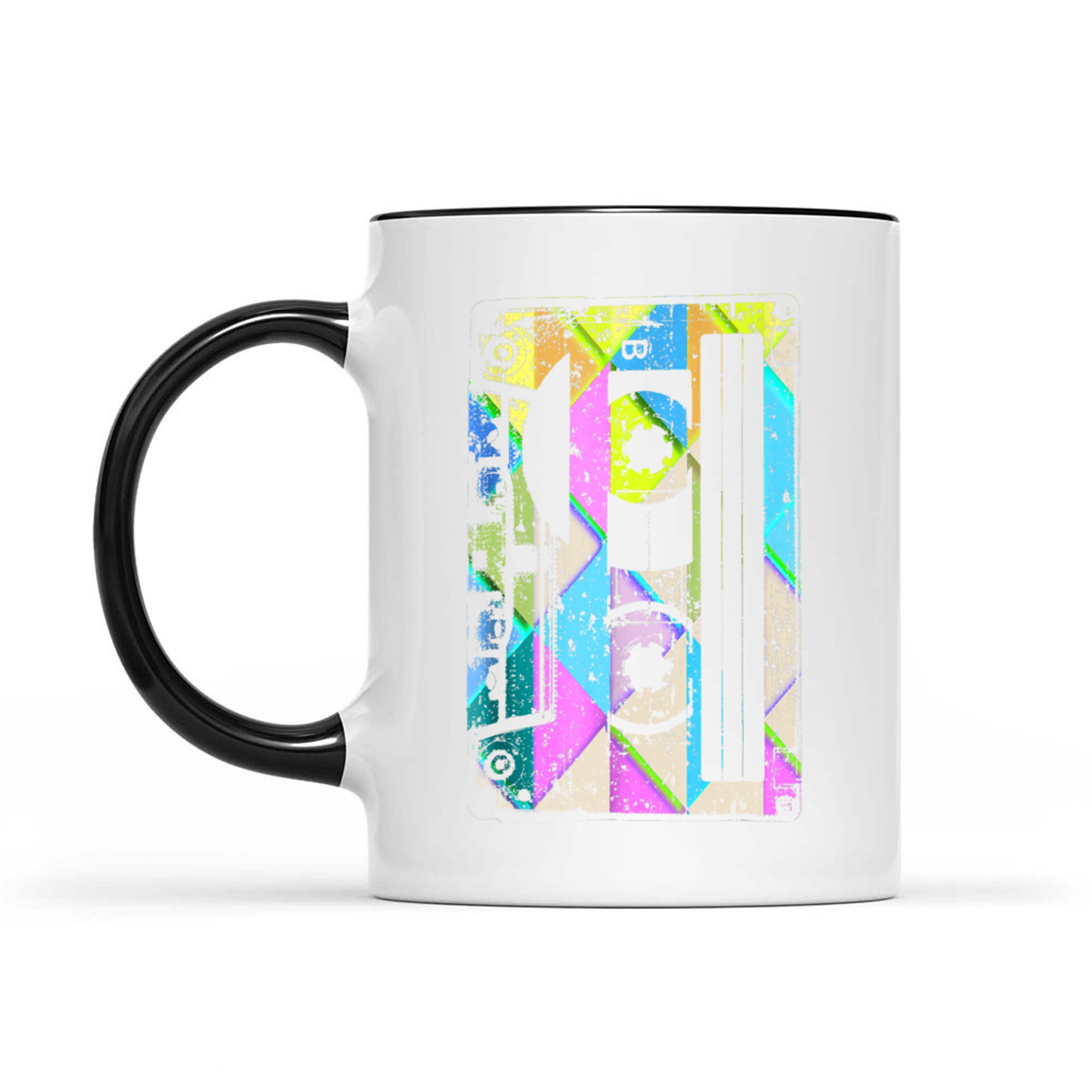 Cassette Tape Costume 80s 90s Retro Party Mug