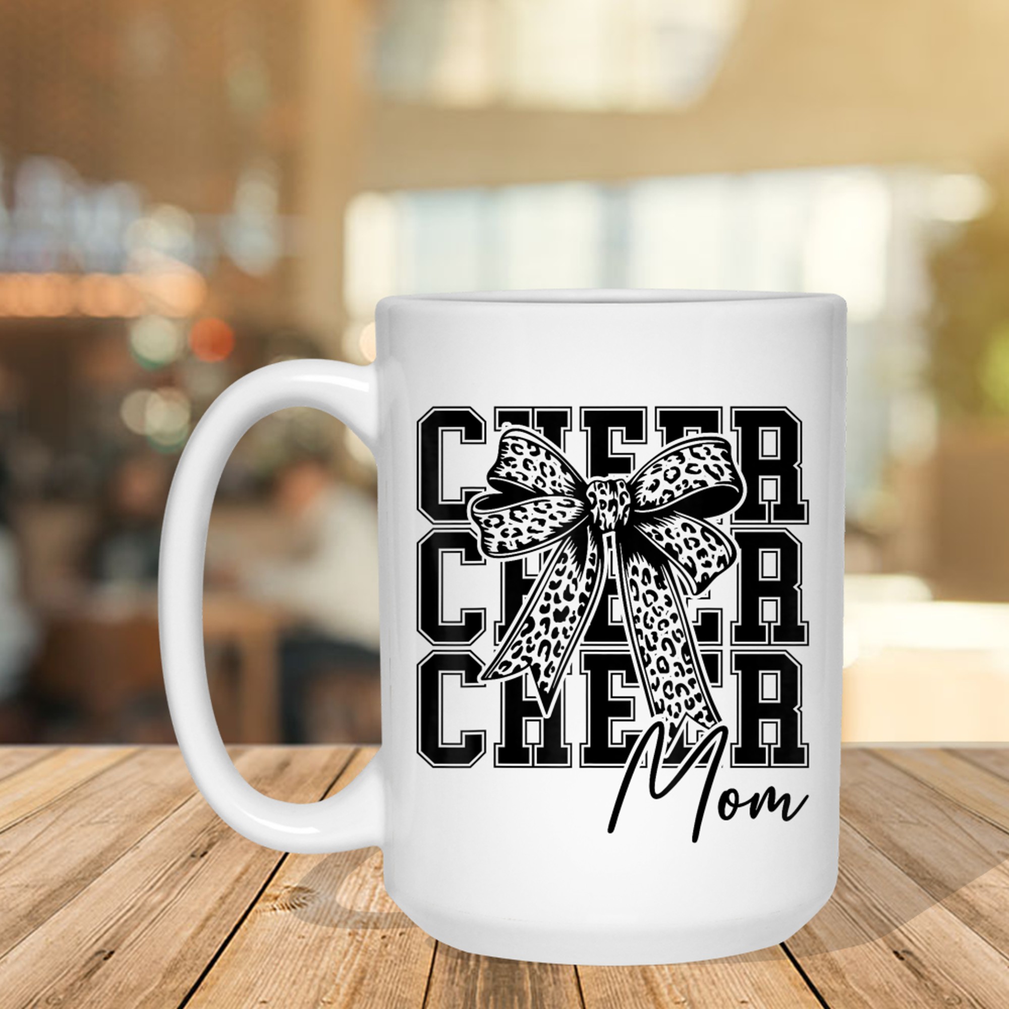 Cheer Mom Cheerleader Mom Cheer Mama Biggest Fan Mothers Day Mug