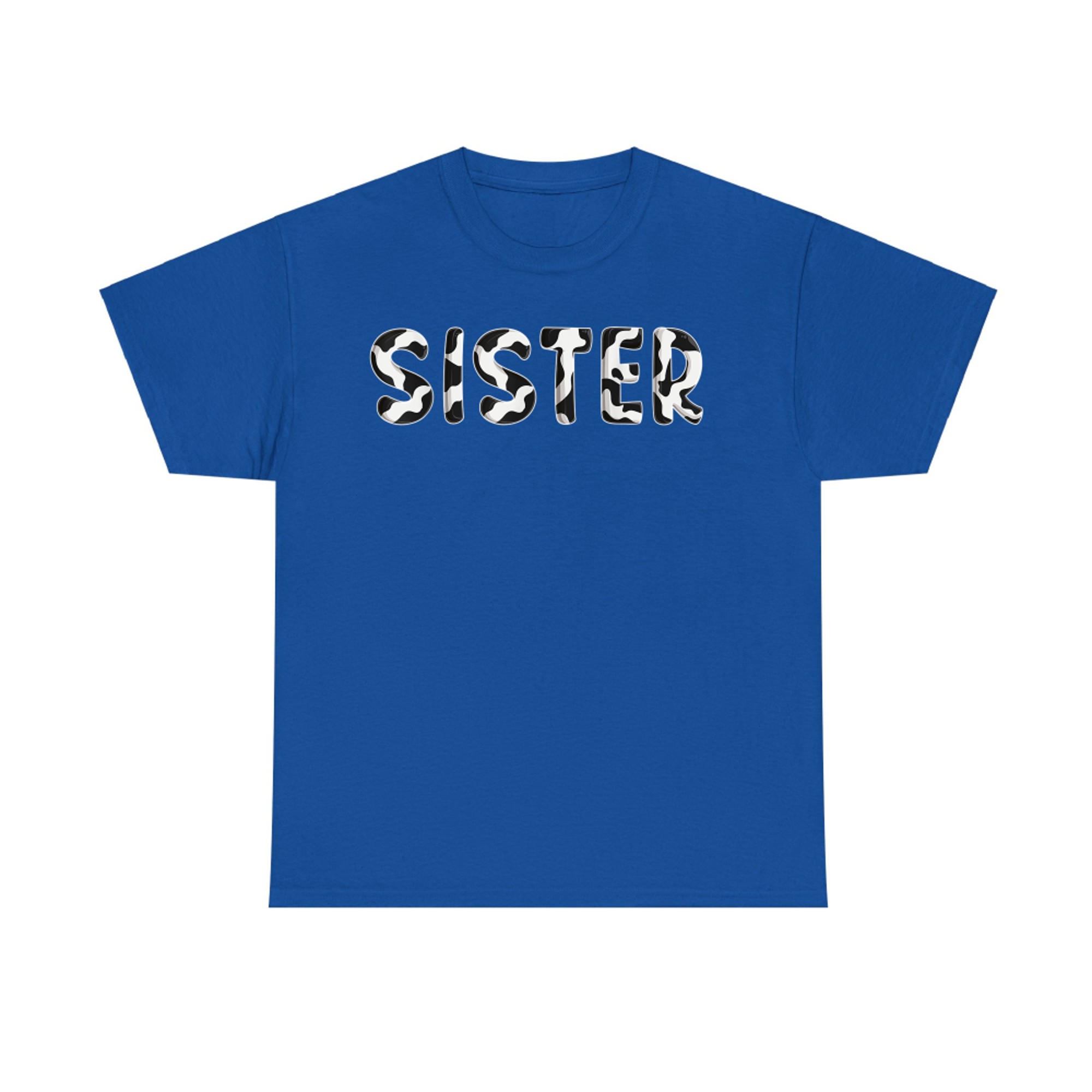 Cow Sister Birthday Family Matching Mothers Day Boy Girl T-Shirt