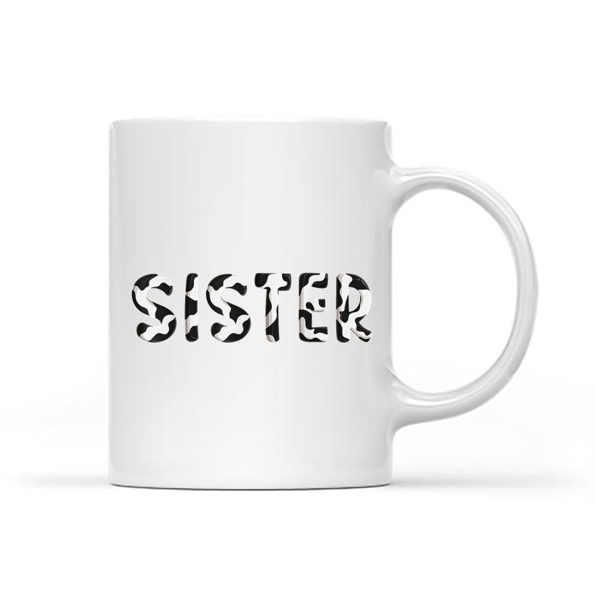 Cow Sister Birthday Family Matching Mothers Day Mug