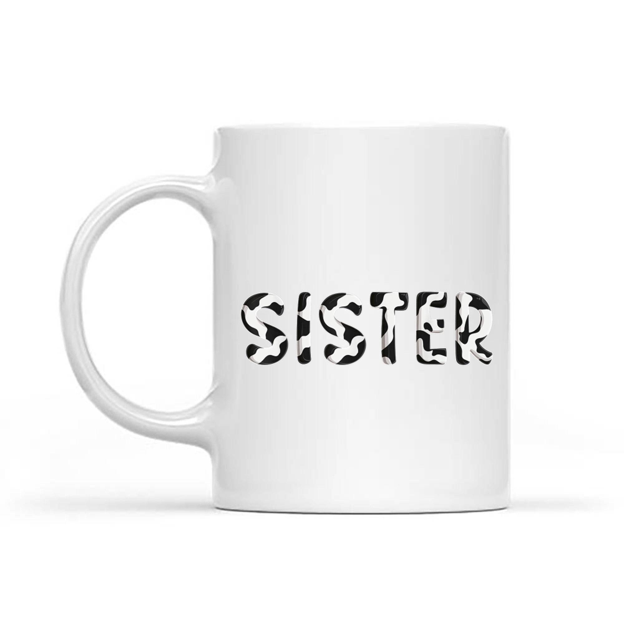 Cow Sister Birthday Family Matching Mothers Day Mug