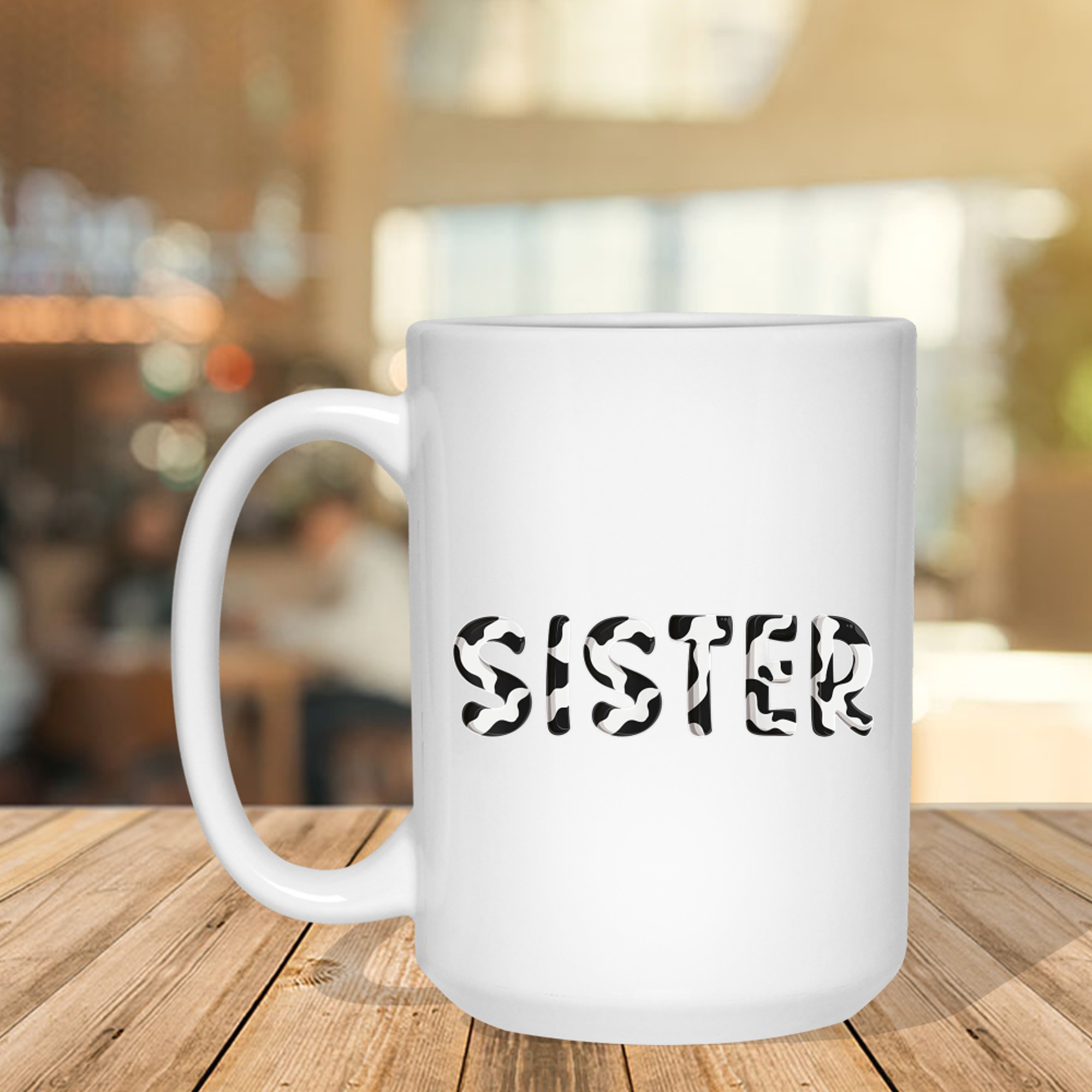 Cow Sister Birthday Family Matching Mothers Day Mug