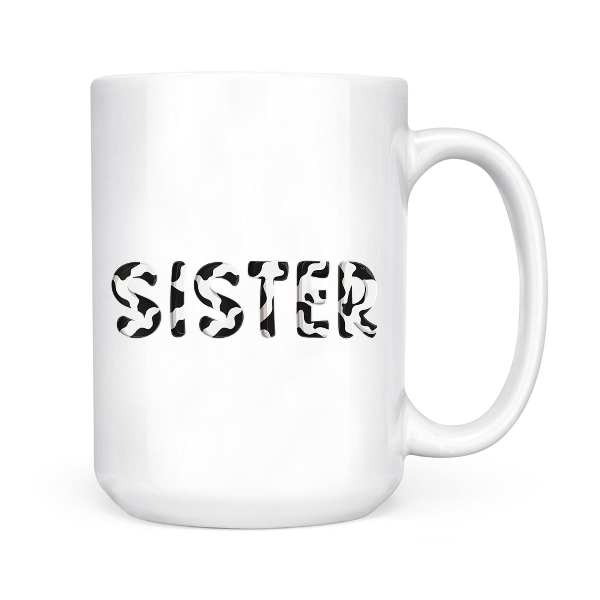 Cow Sister Birthday Family Matching Mothers Day Mug